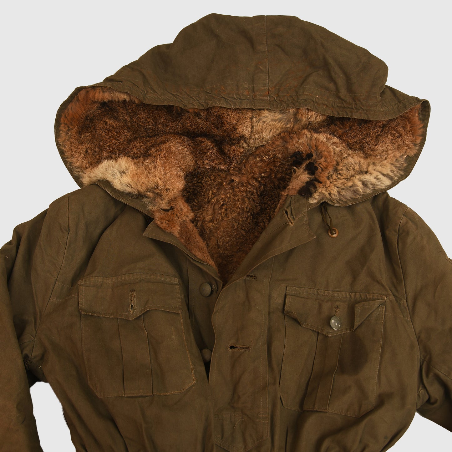German WWII Waffen SS Grey Winter Parka