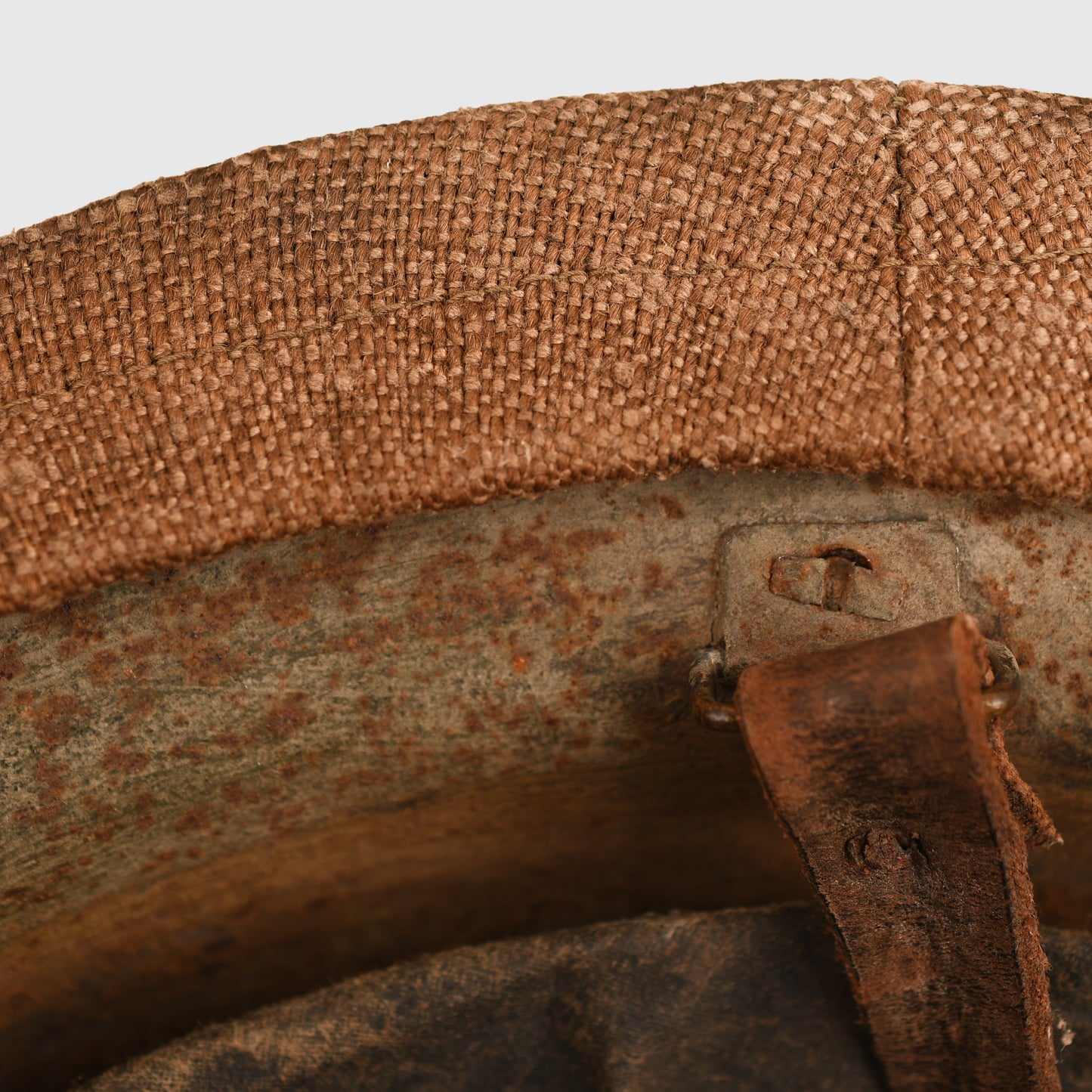 British WWI Rimless Brodie Helmet with Cover