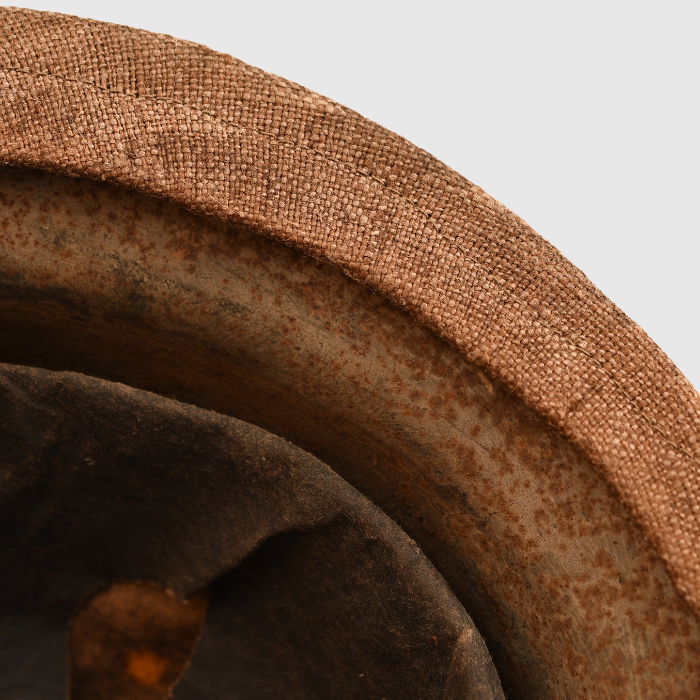 British WWI Rimless Brodie Helmet with Cover