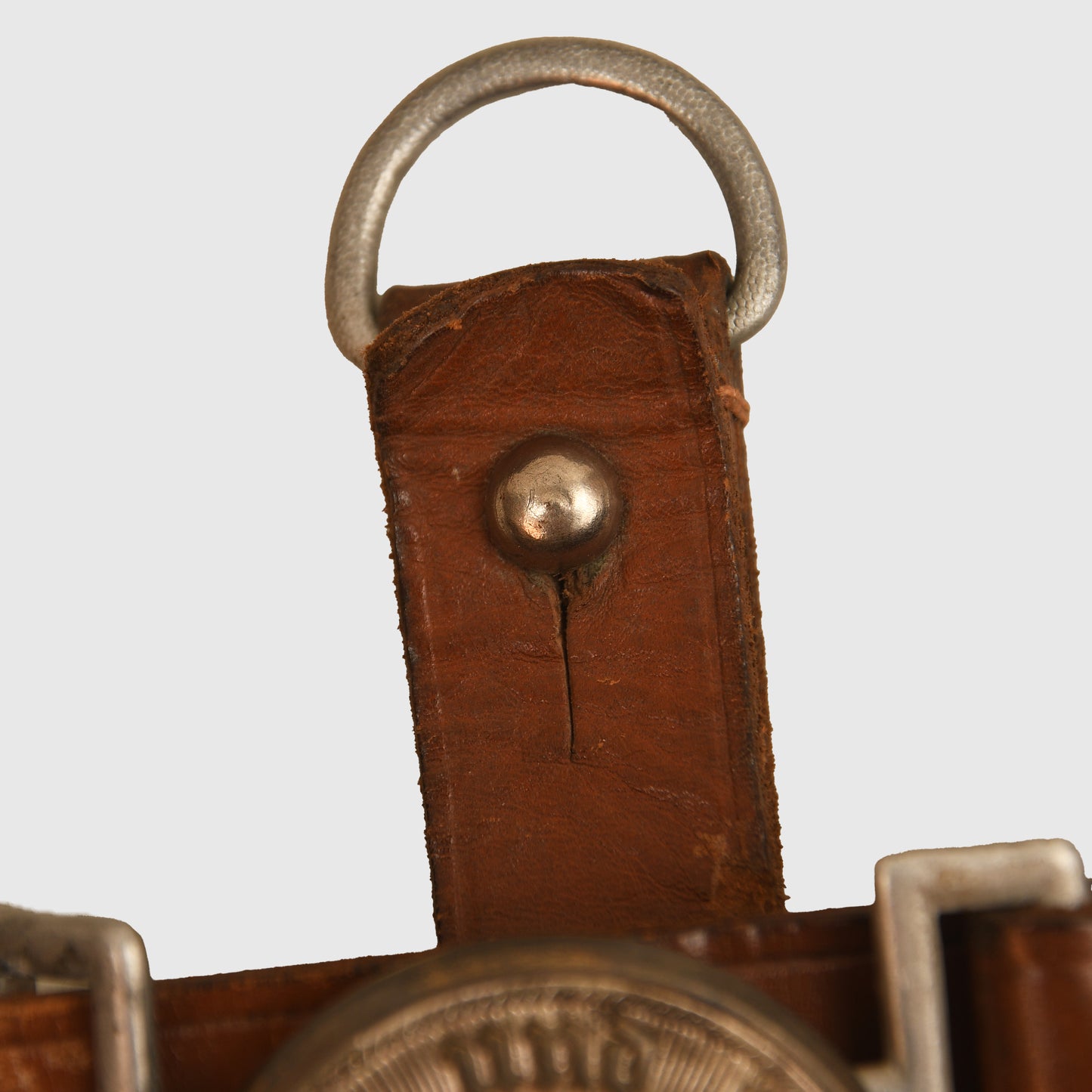 German WWII Hitler Youth Leader’s Waist Belt and Cross Strap Rig