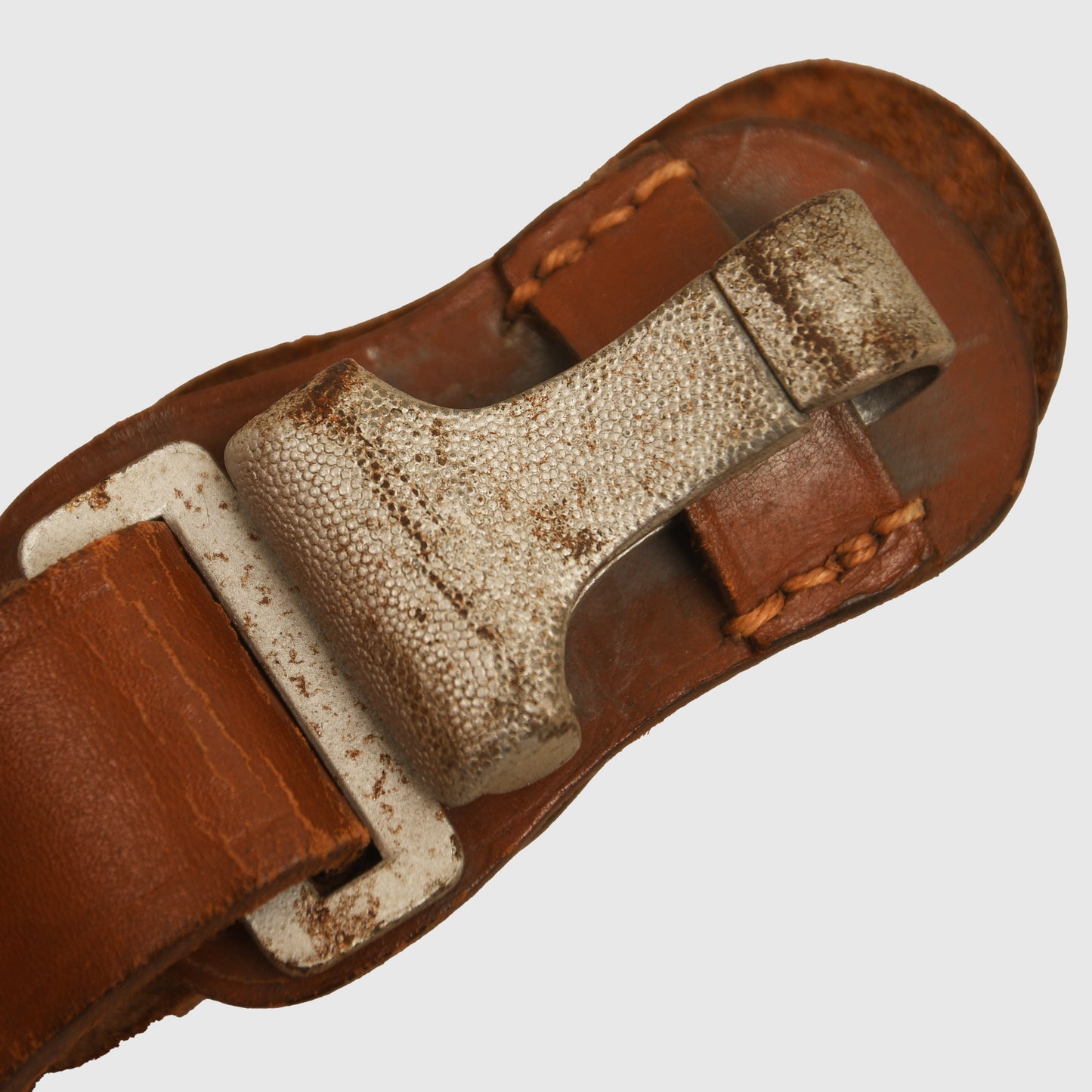German WWII Hitler Youth Leader’s Waist Belt and Cross Strap Rig