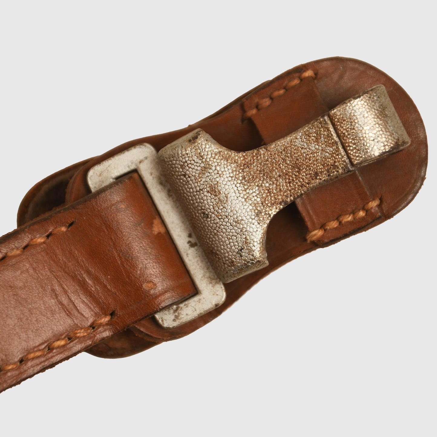German WWII Hitler Youth Leader’s Waist Belt and Cross Strap Rig