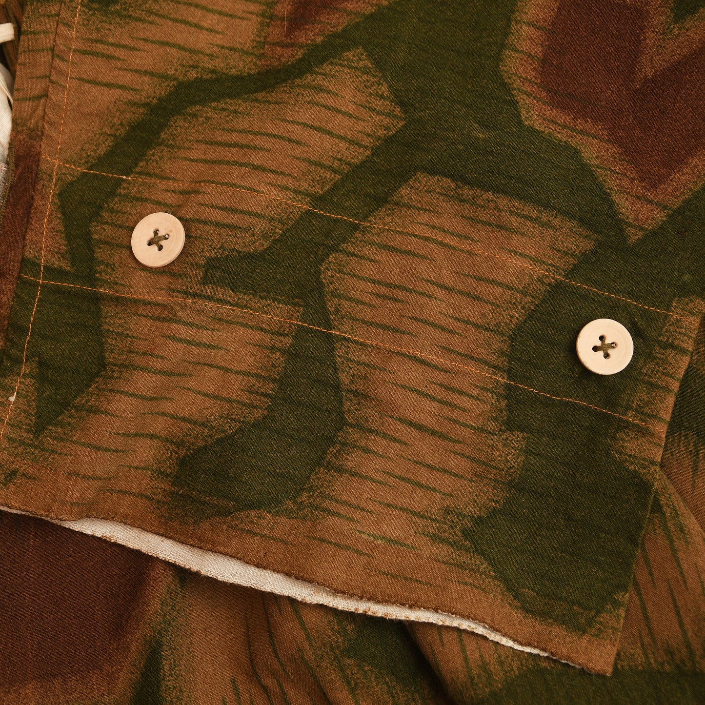 German WWII Army Tan and Water Camouflage Smock