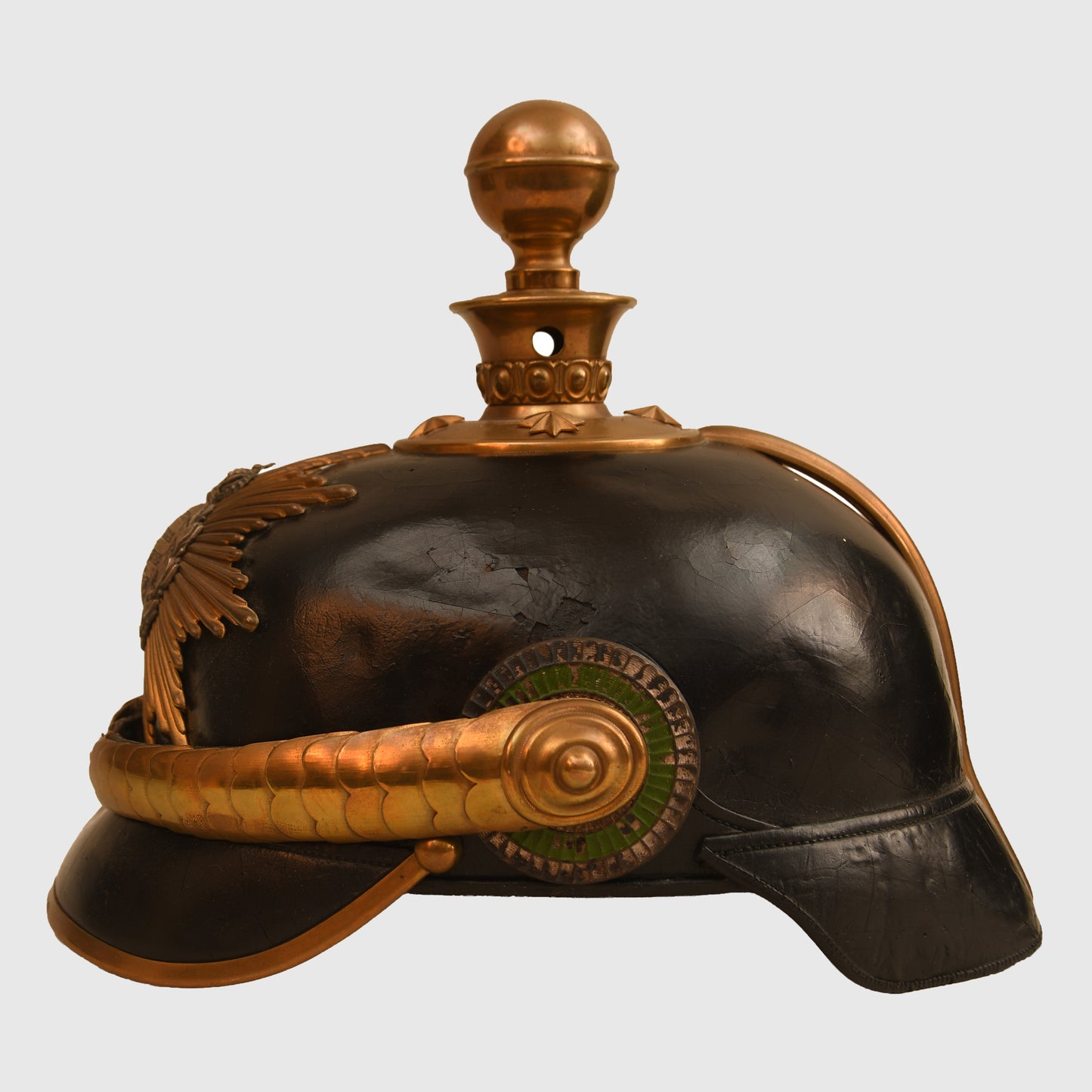 German WWI Saxon Artillery Officer’s Pickelhaube