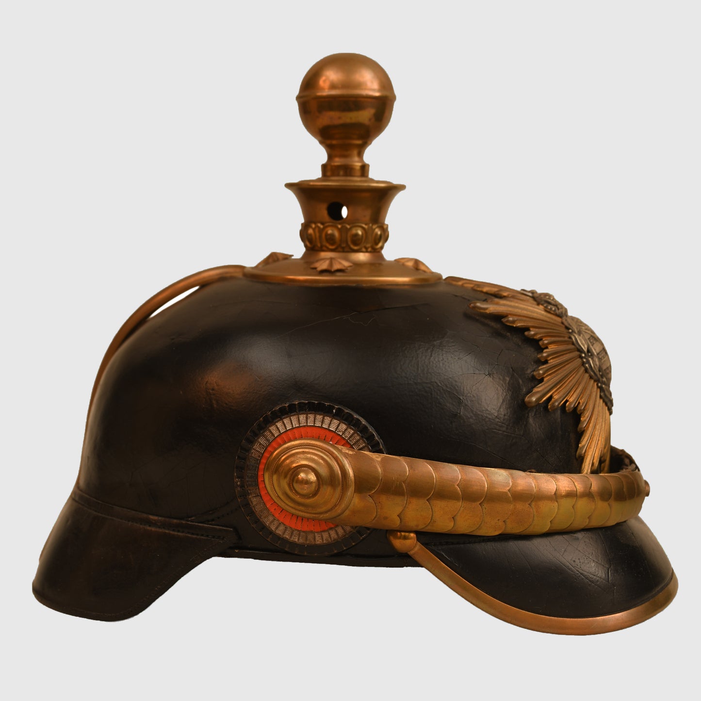 German WWI Saxon Artillery Officer’s Pickelhaube