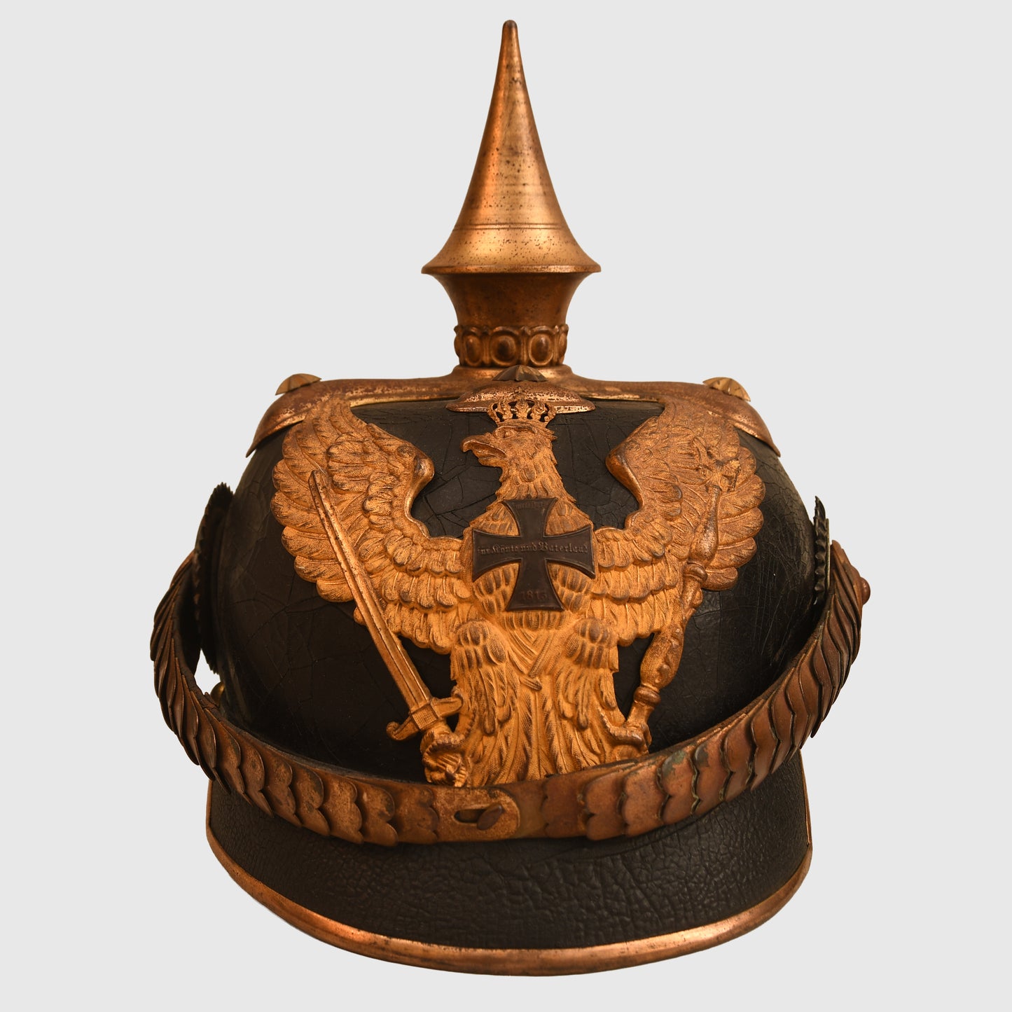 German WWI Prussian Dragoon Reserve Officer’s Pickelhaube