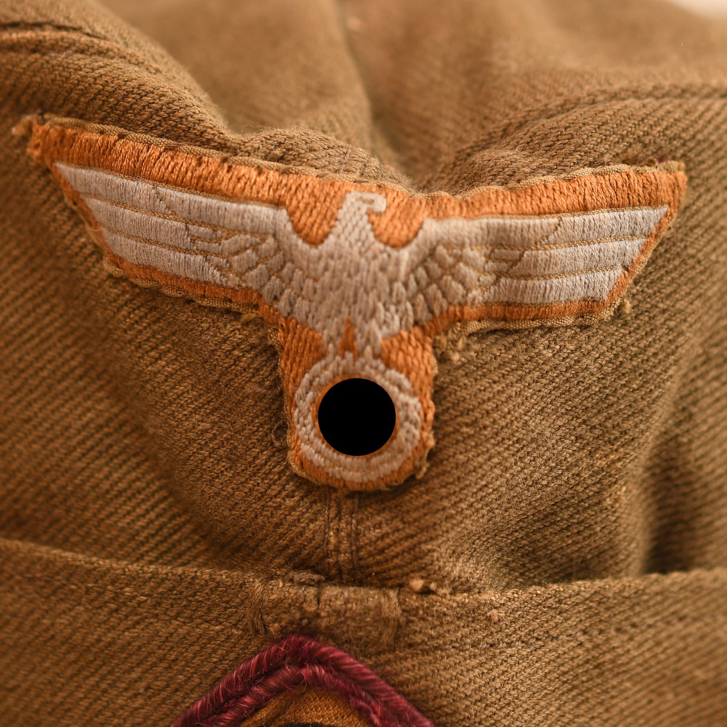 German WWII Tropical Chemical Warfare Troops Overseas Cap