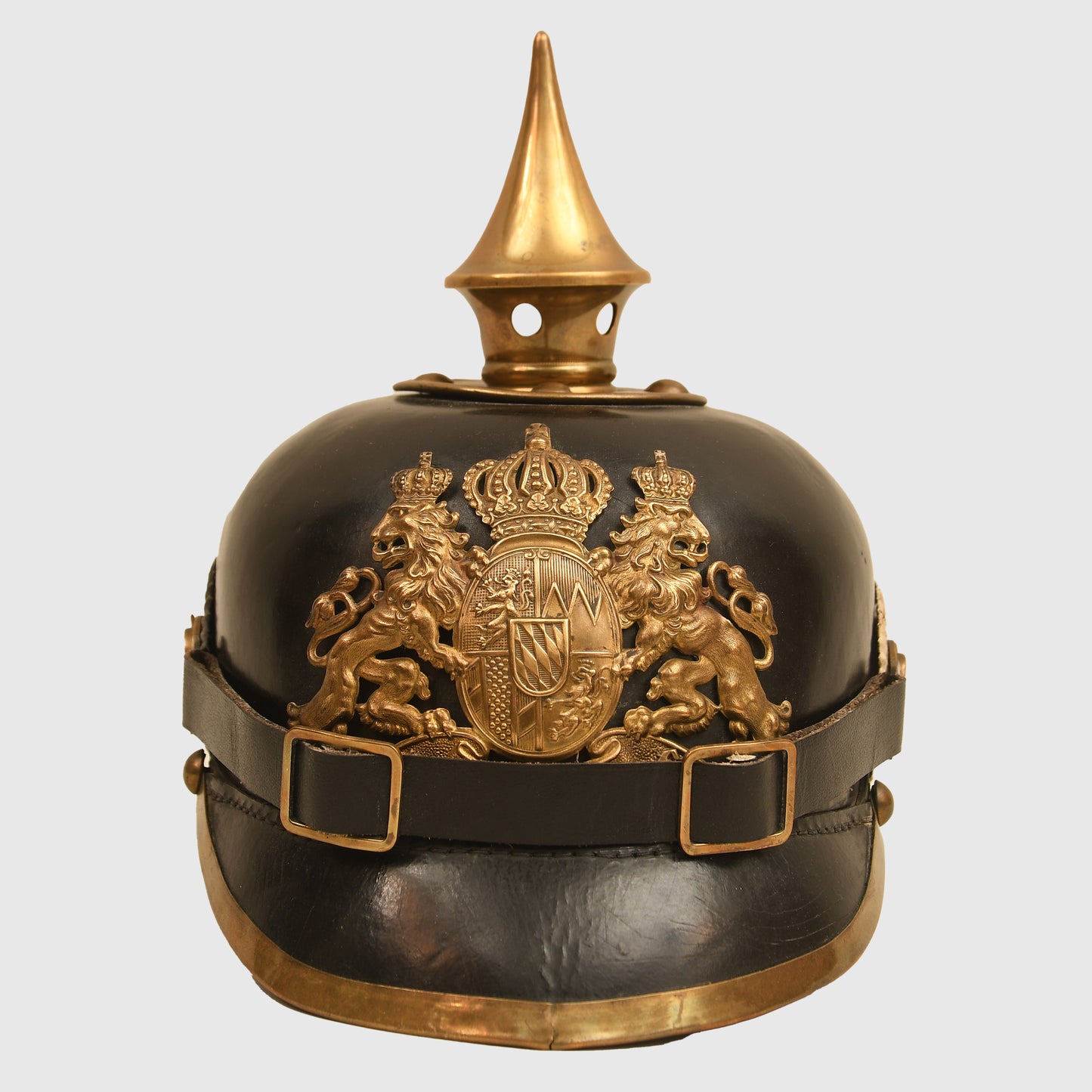 German WWI Bavarian Regiment 23 Enlisted Man’s Pickelhaube