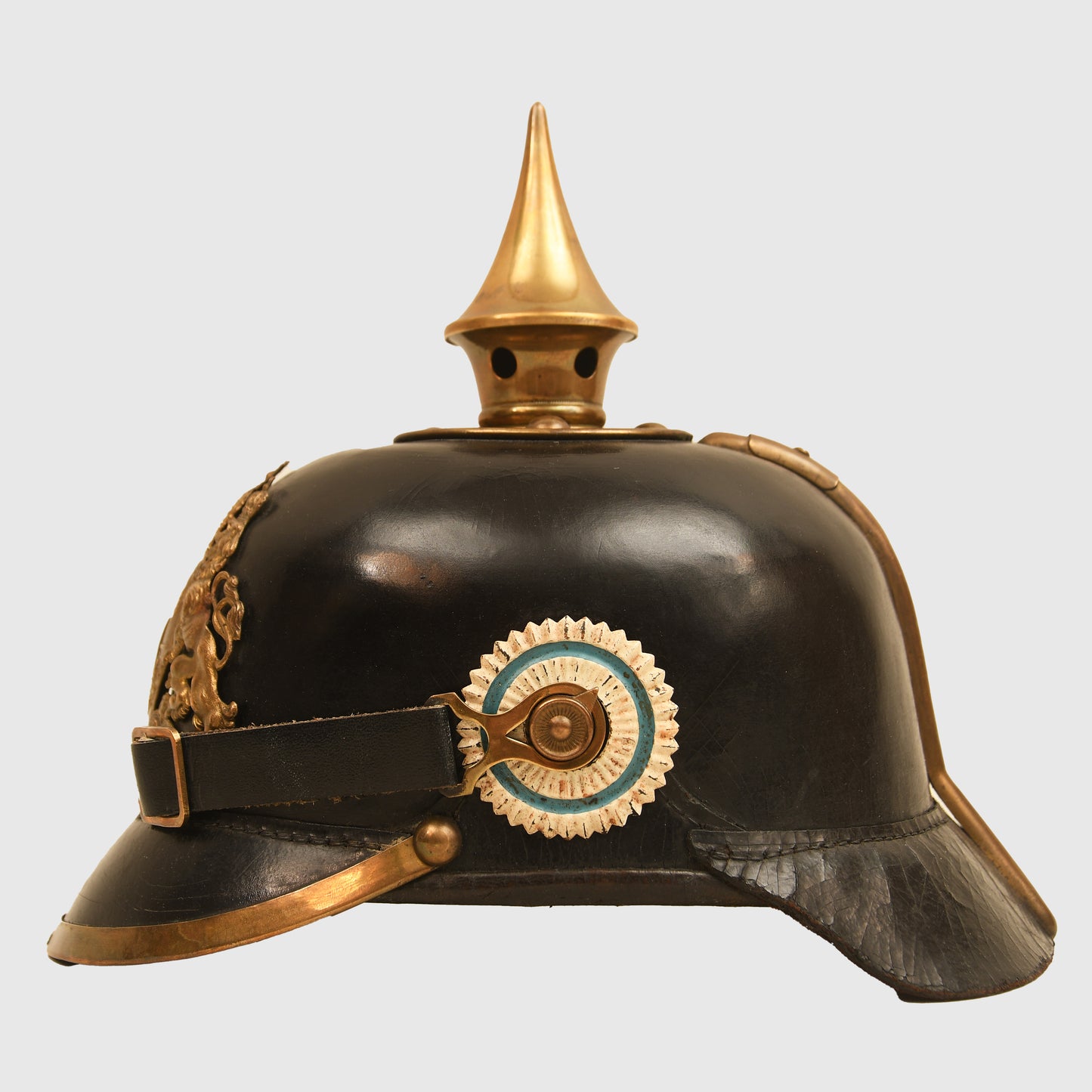 German WWI Bavarian Regiment 23 Enlisted Man’s Pickelhaube