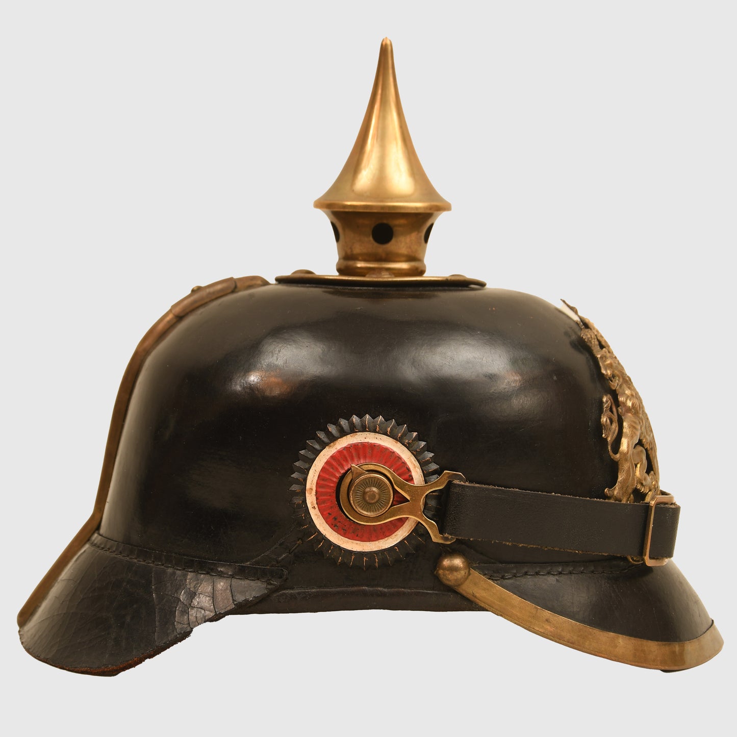 German WWI Bavarian Regiment 23 Enlisted Man’s Pickelhaube