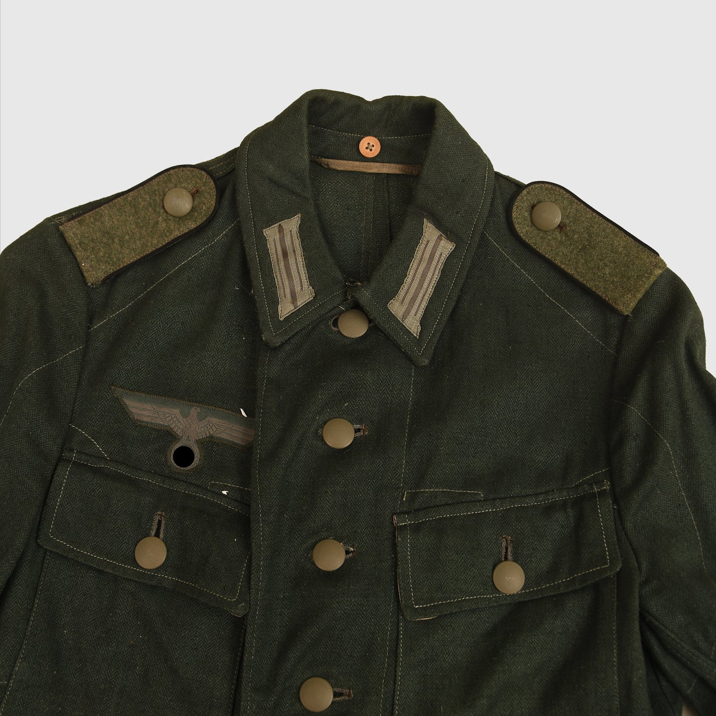 German WWII HBT Combat Tunic