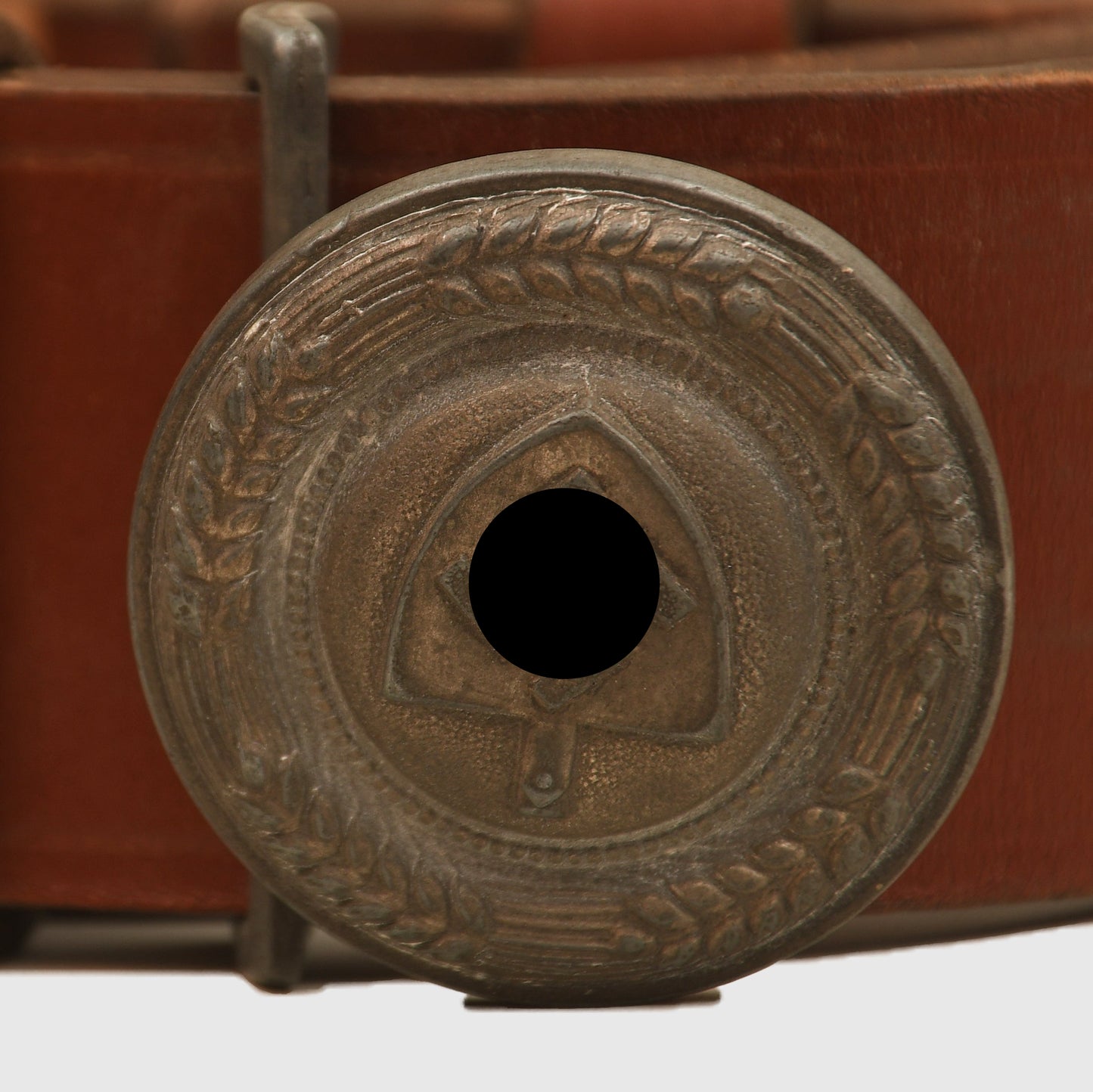 German WWII RAD Officer’s Leather Service Belt