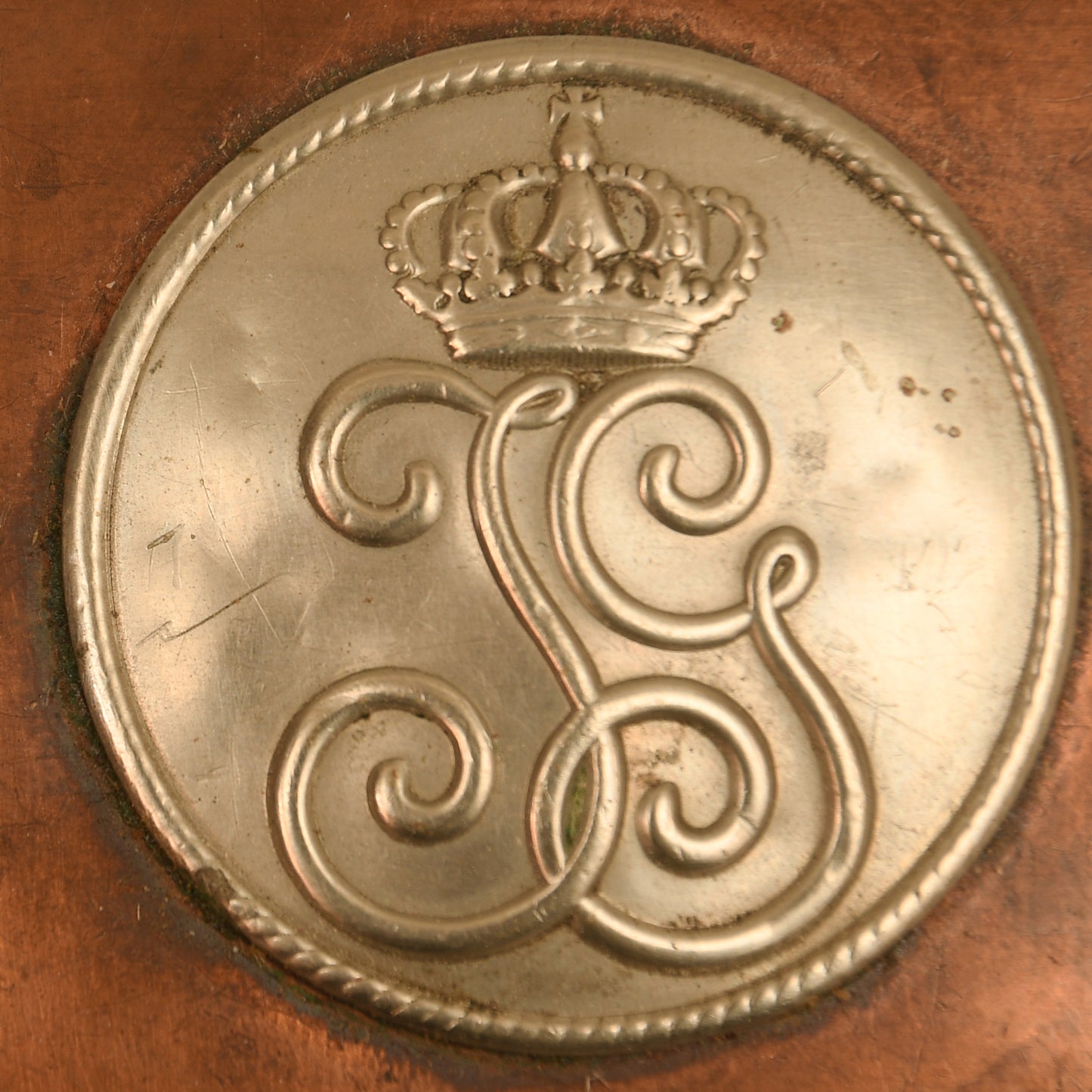 German WWI Saxon Infantry Regiment No. 107 Enlisted Man’s Belt Buckle