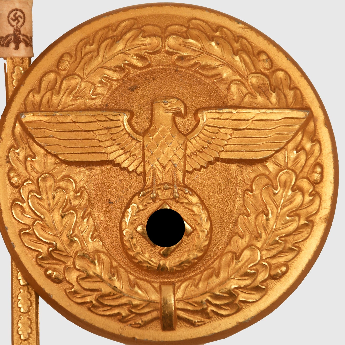 German WWII Political Leaders Buckle with RZM Tab