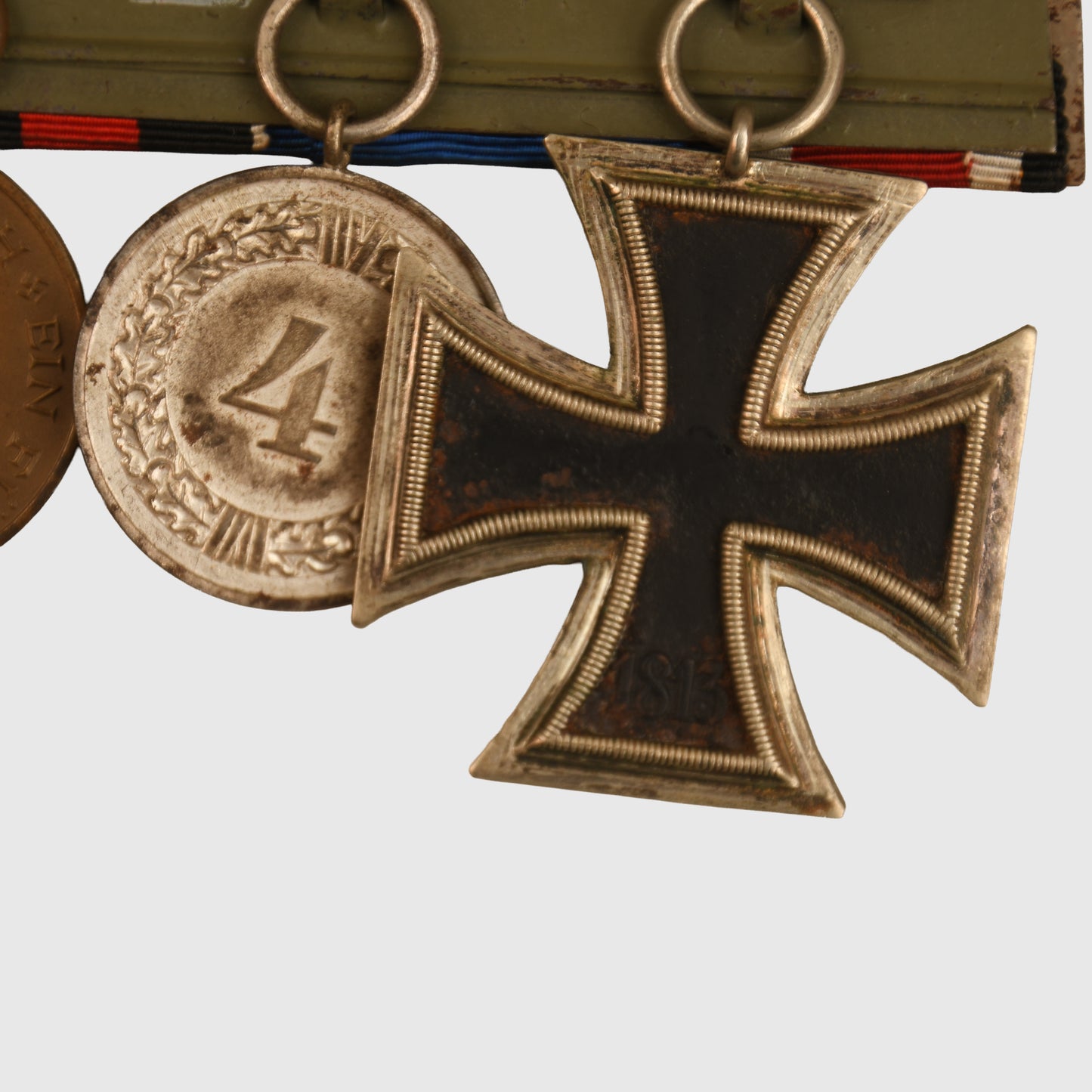 GERMAN WWII ARMED FORCES LONG SERVICE TRIO OF MEDALS