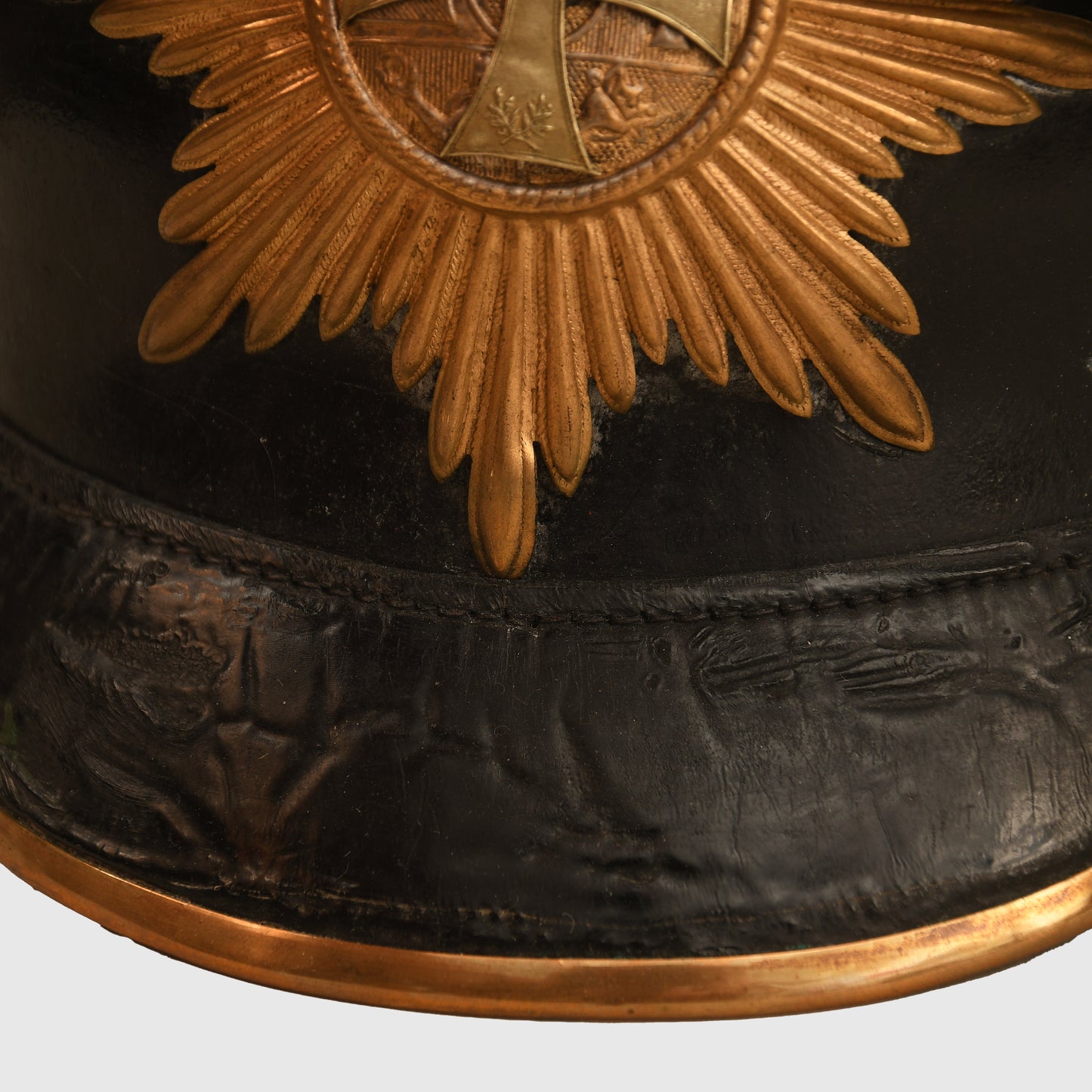 German WWI Mecklenburg Strelitz Reserve Officer’s Helmet