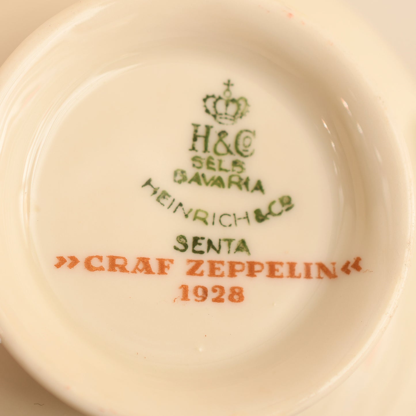 German WWII Graf Zeppelin Porcelain – Set of Three