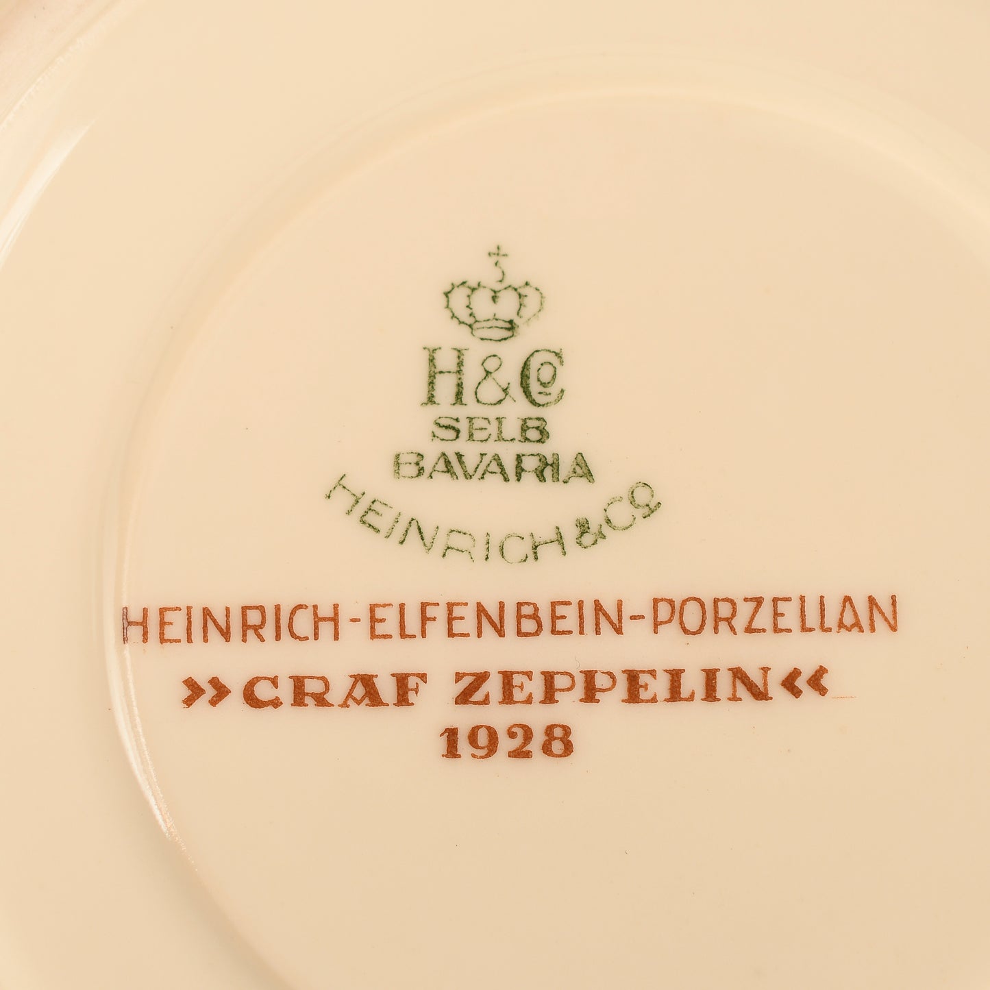 German WWII Graf Zeppelin Porcelain – Set of Three