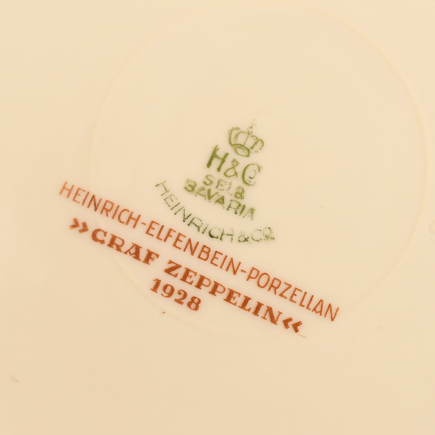 German WWII Graf Zeppelin Porcelain – Set of Three