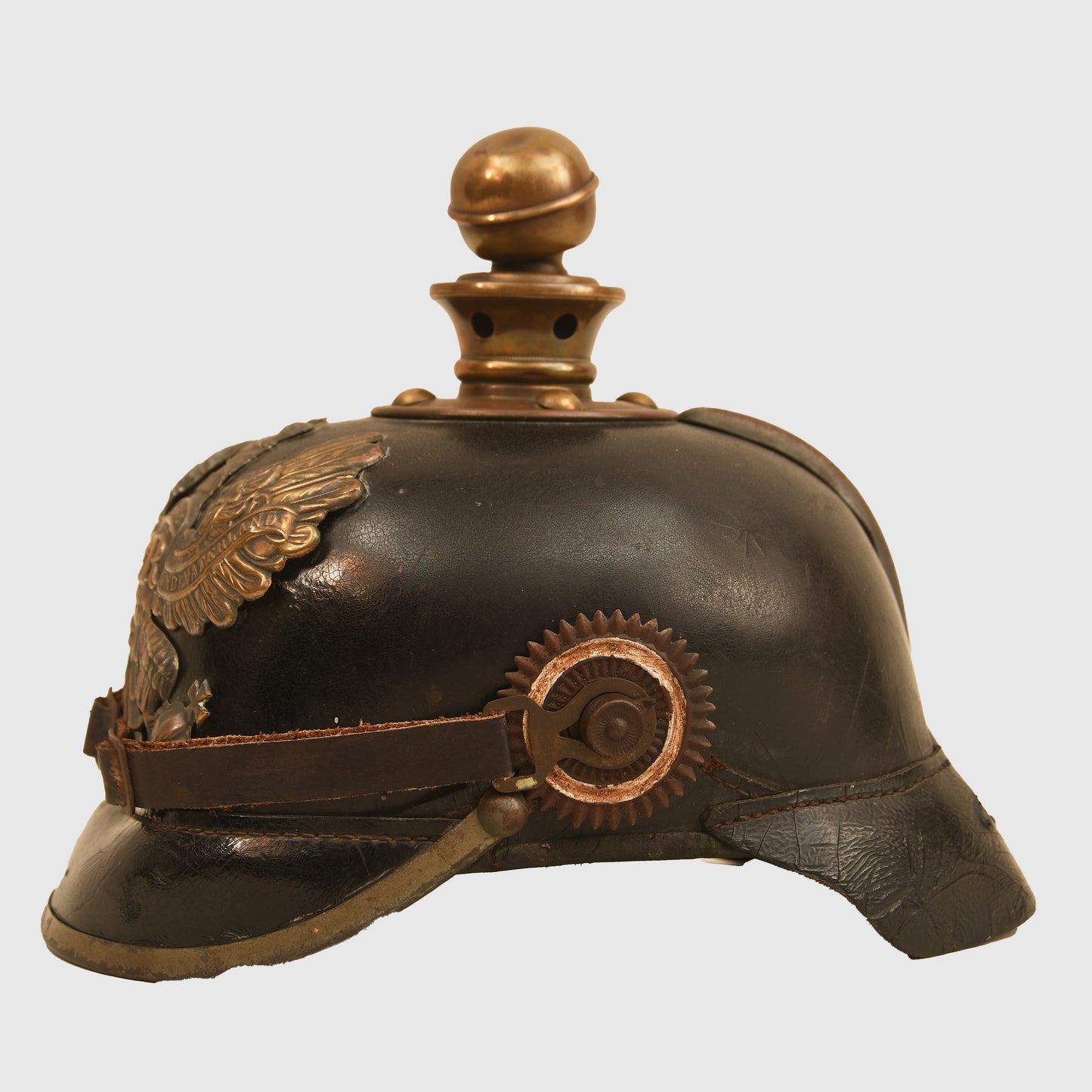 German WWI Prussian Enlisted Ranks Artillery Pickelhaube