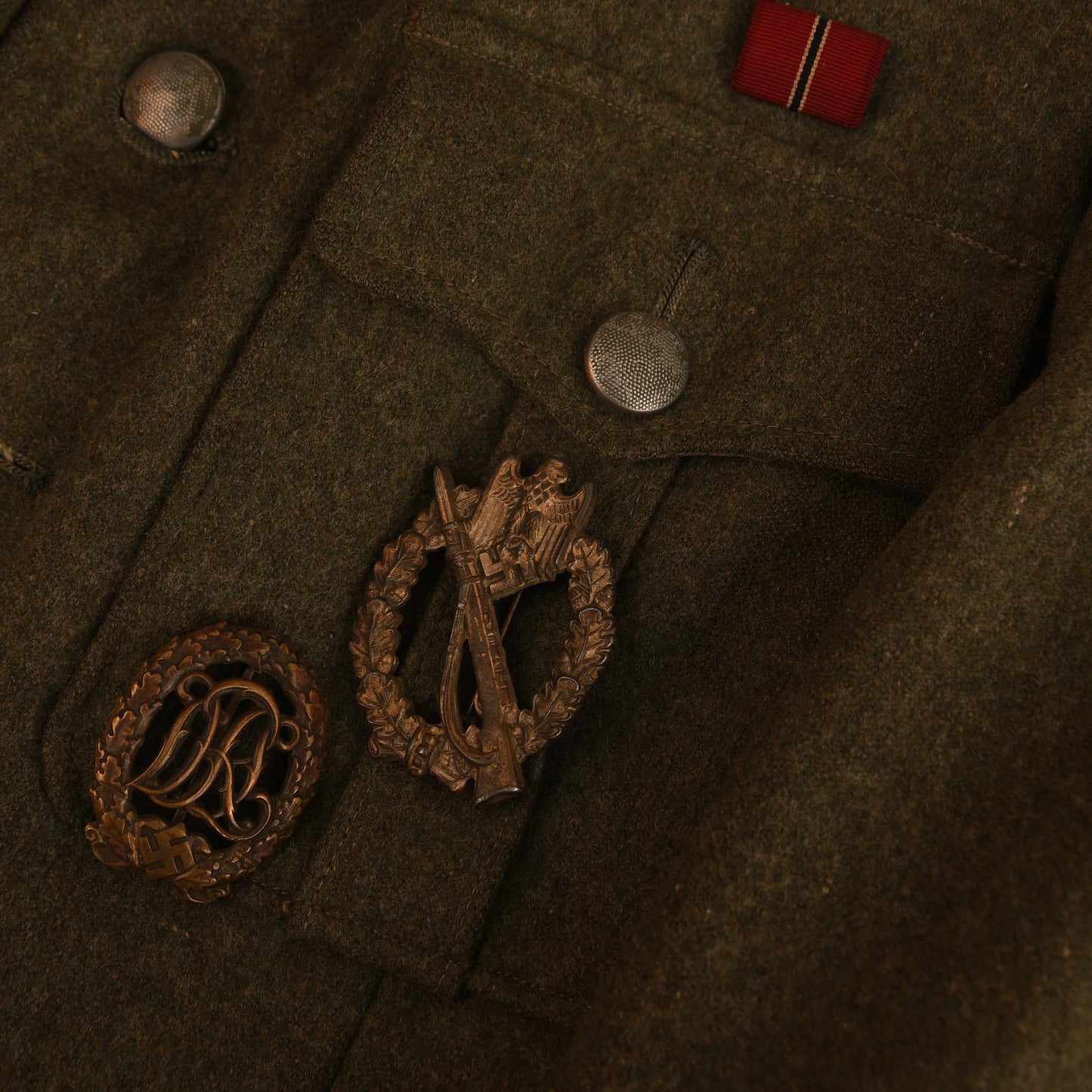 German WWII Mountain Troop Officers Uniform, Identified