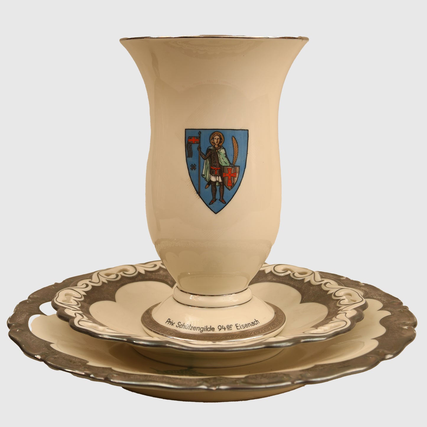 German WWII Shooting Association Porcelain – Set of Three Items