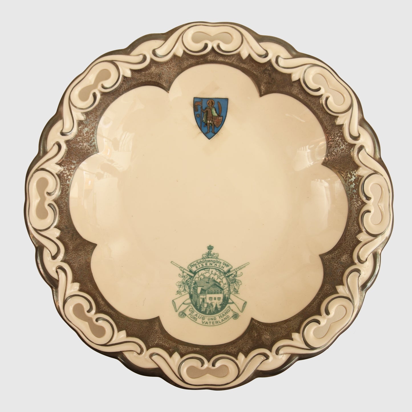 German WWII Shooting Association Porcelain – Set of Three Items
