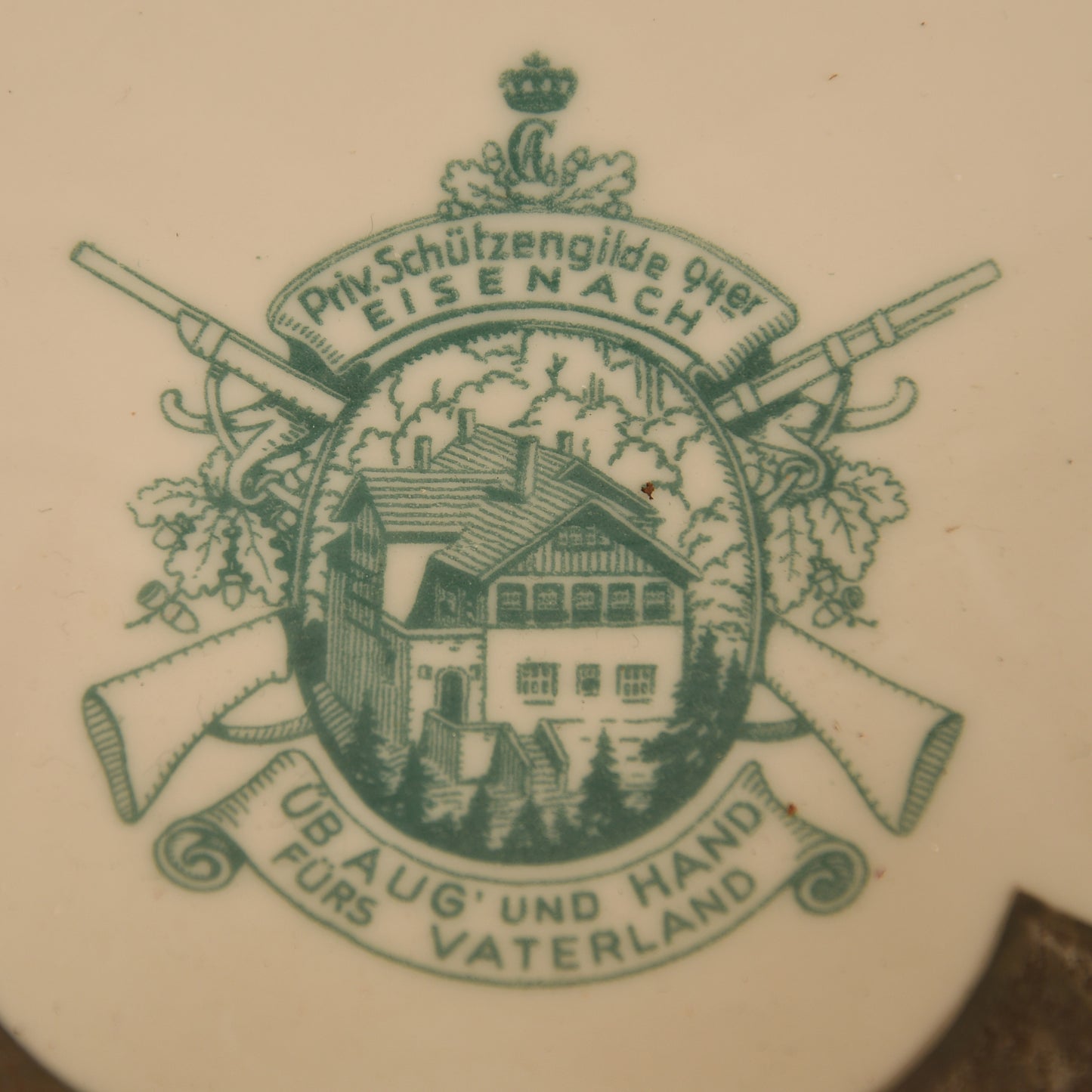 German WWII Shooting Association Porcelain – Set of Three Items