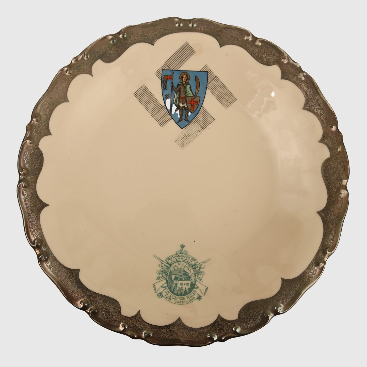 German WWII Shooting Association Porcelain – Set of Three Items