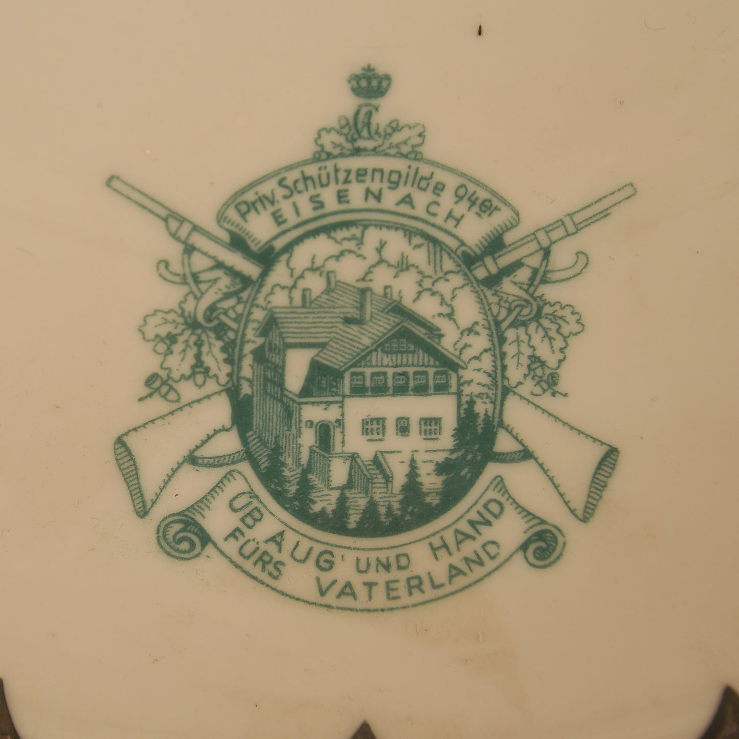 German WWII Shooting Association Porcelain – Set of Three Items