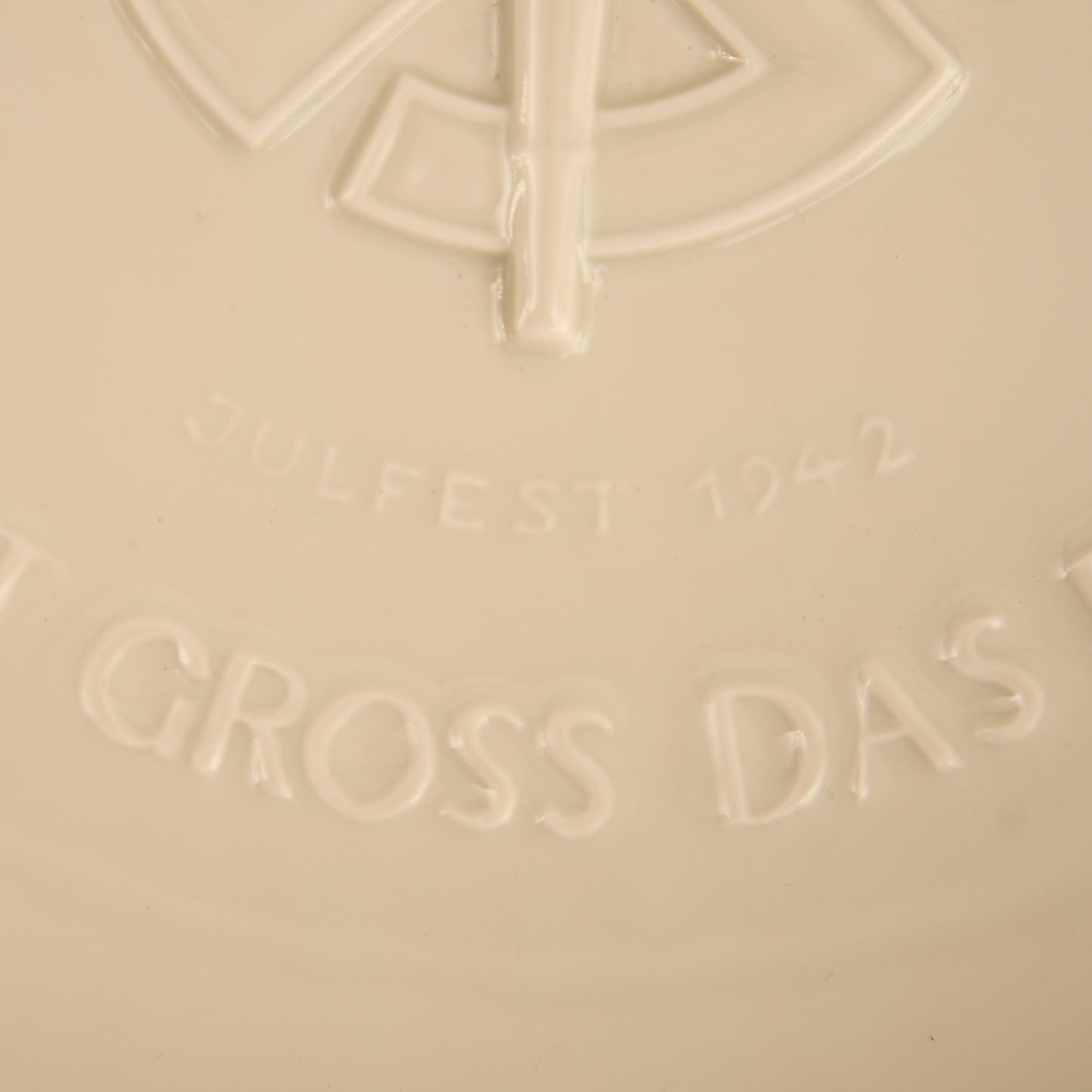 German WWII Allach Julfest Plate 1942