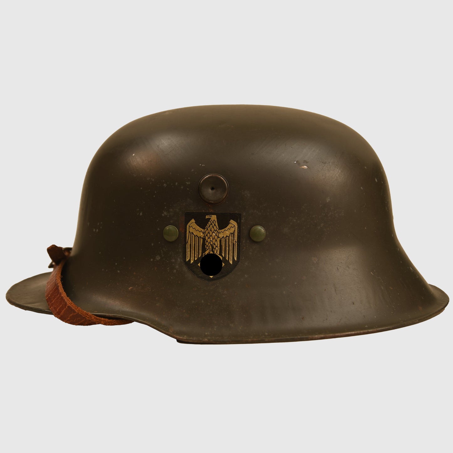 German WWII Child’s Steel Helmet in Original Delivery Box