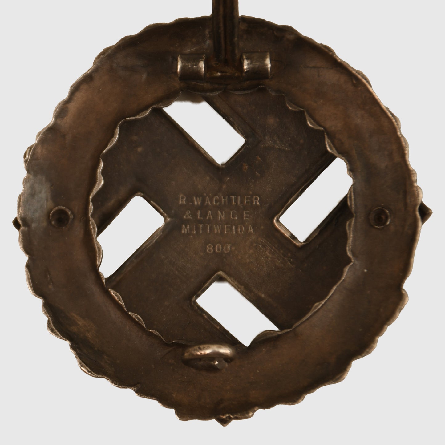 German WWII Gau Tradition Badge with Its Miniature