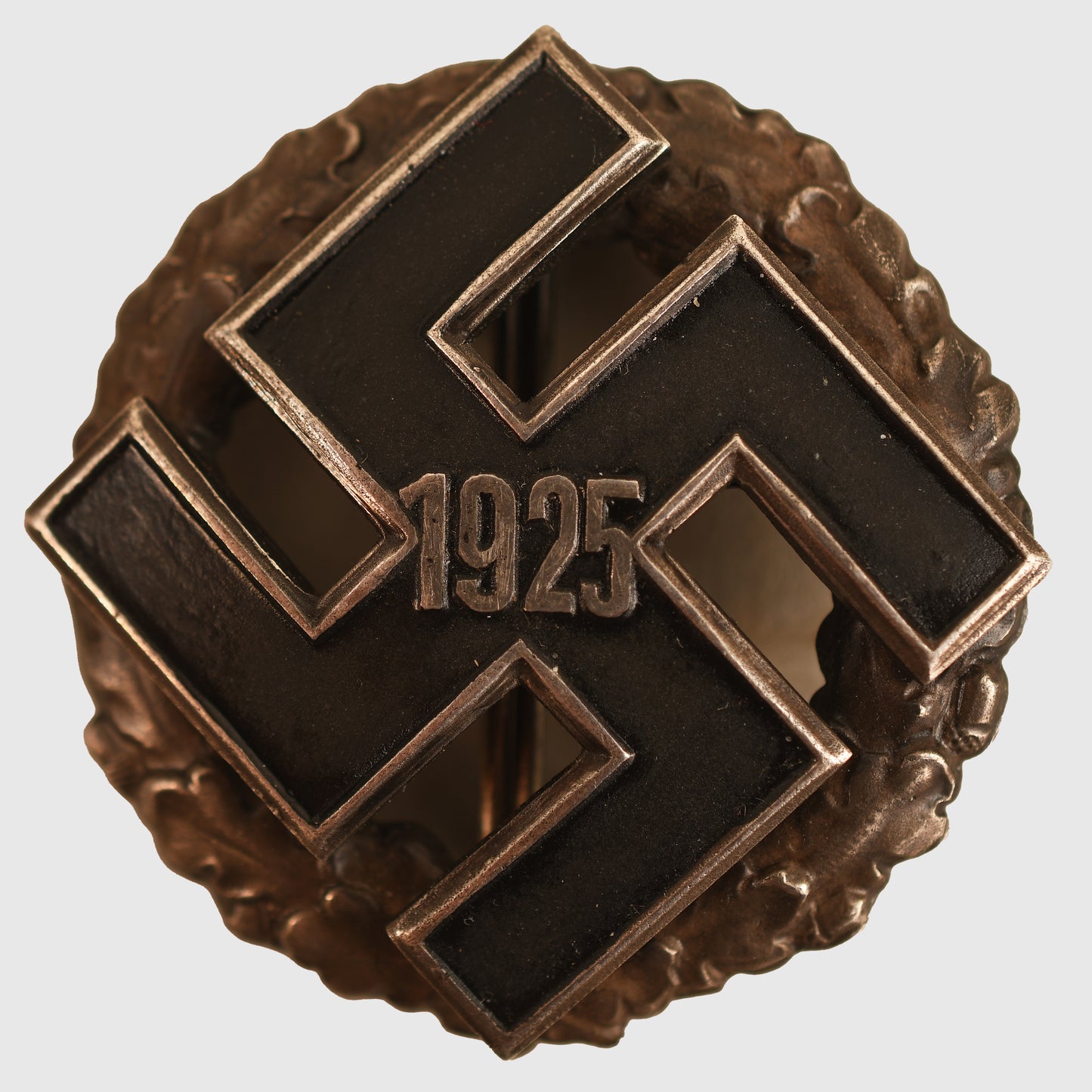 German WWII Gau Tradition Badge with Its Miniature