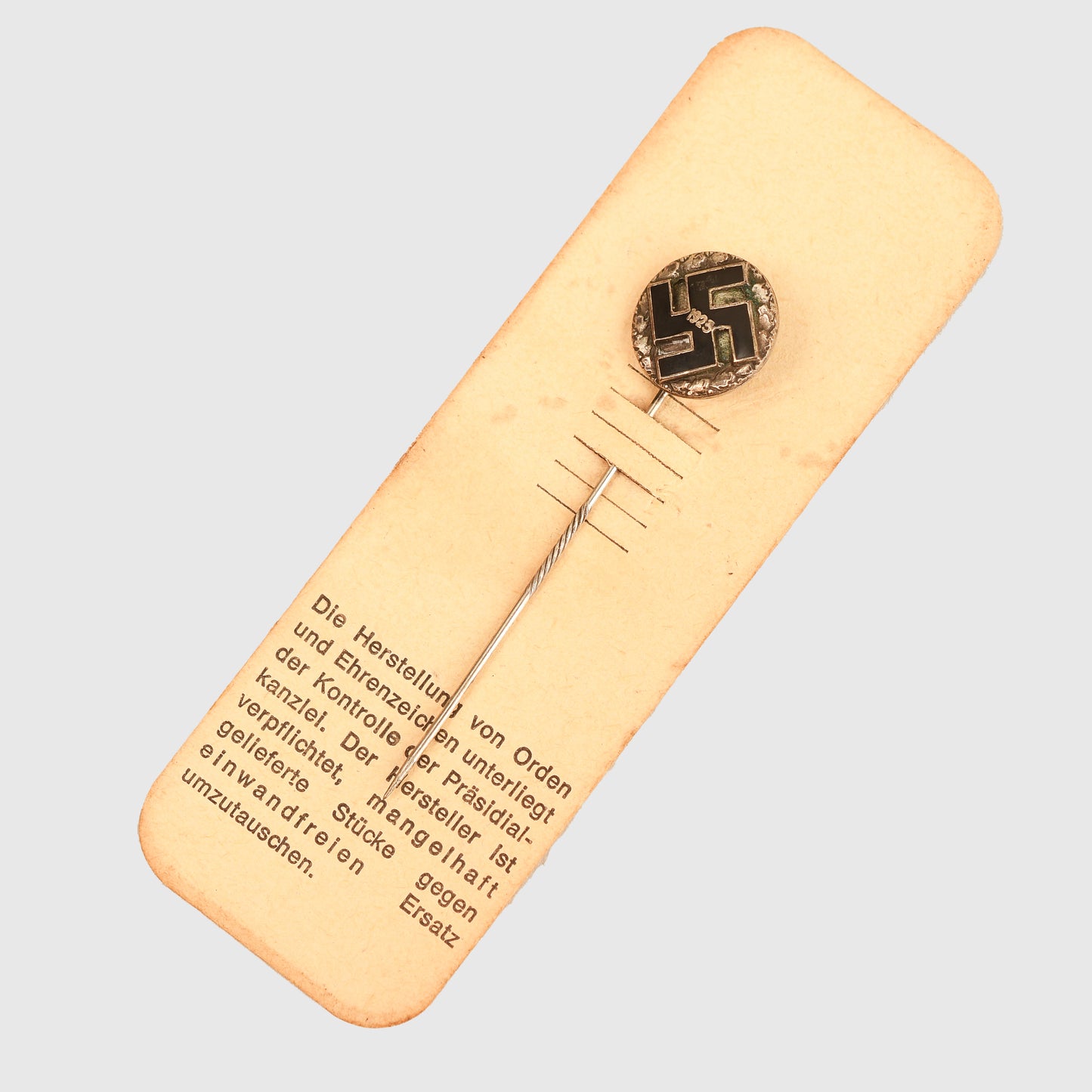 German WWII Gau Tradition Badge with Its Miniature