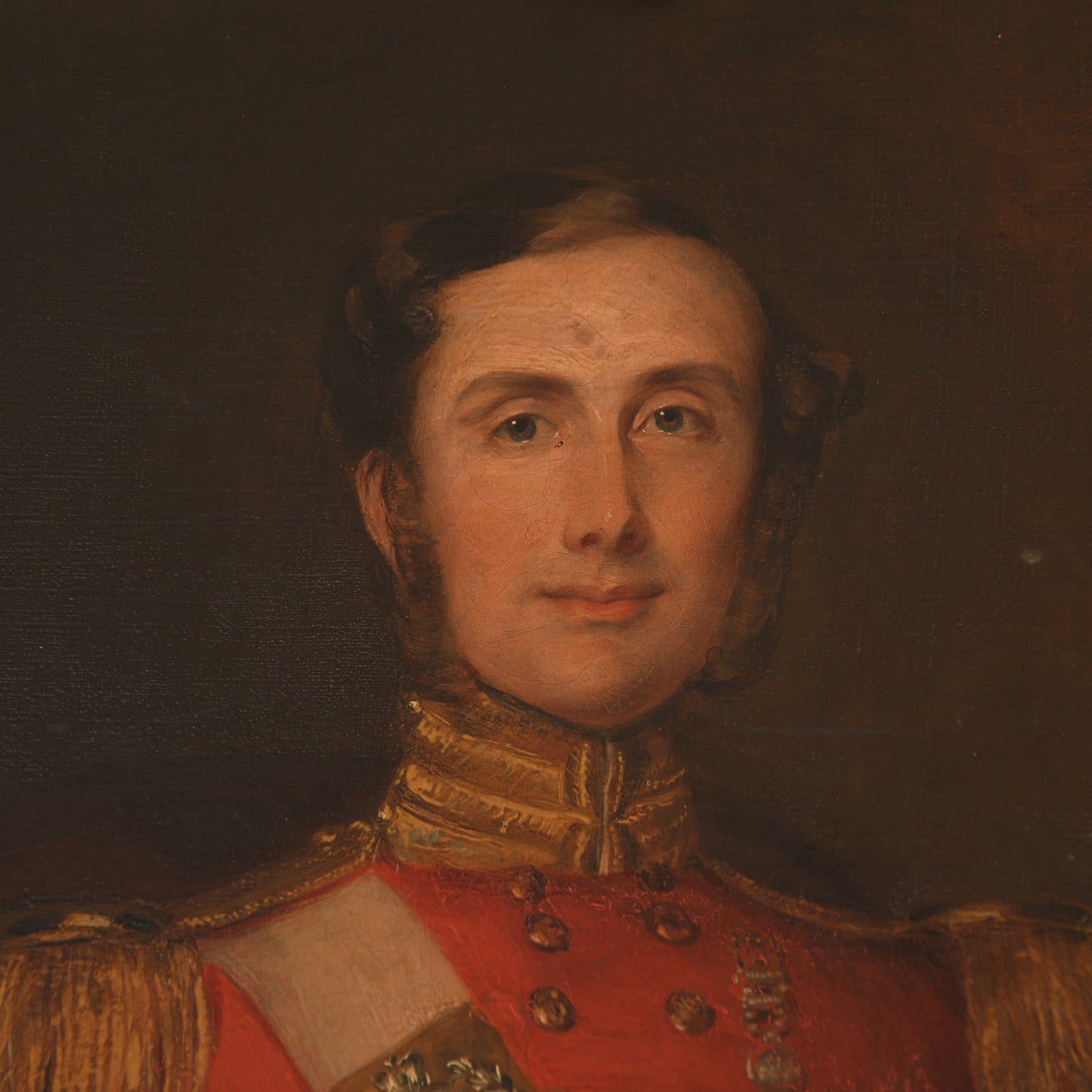English Early Victorian Tenth Foot Officer’s Painting