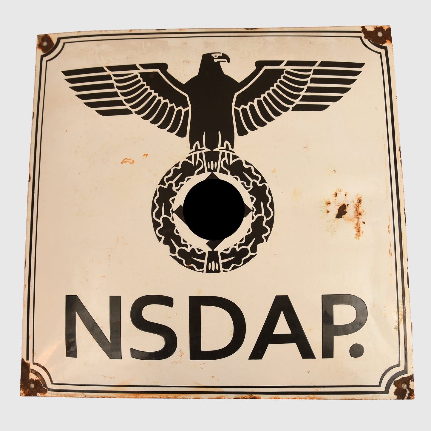 German WWII NSDAP Building Sign