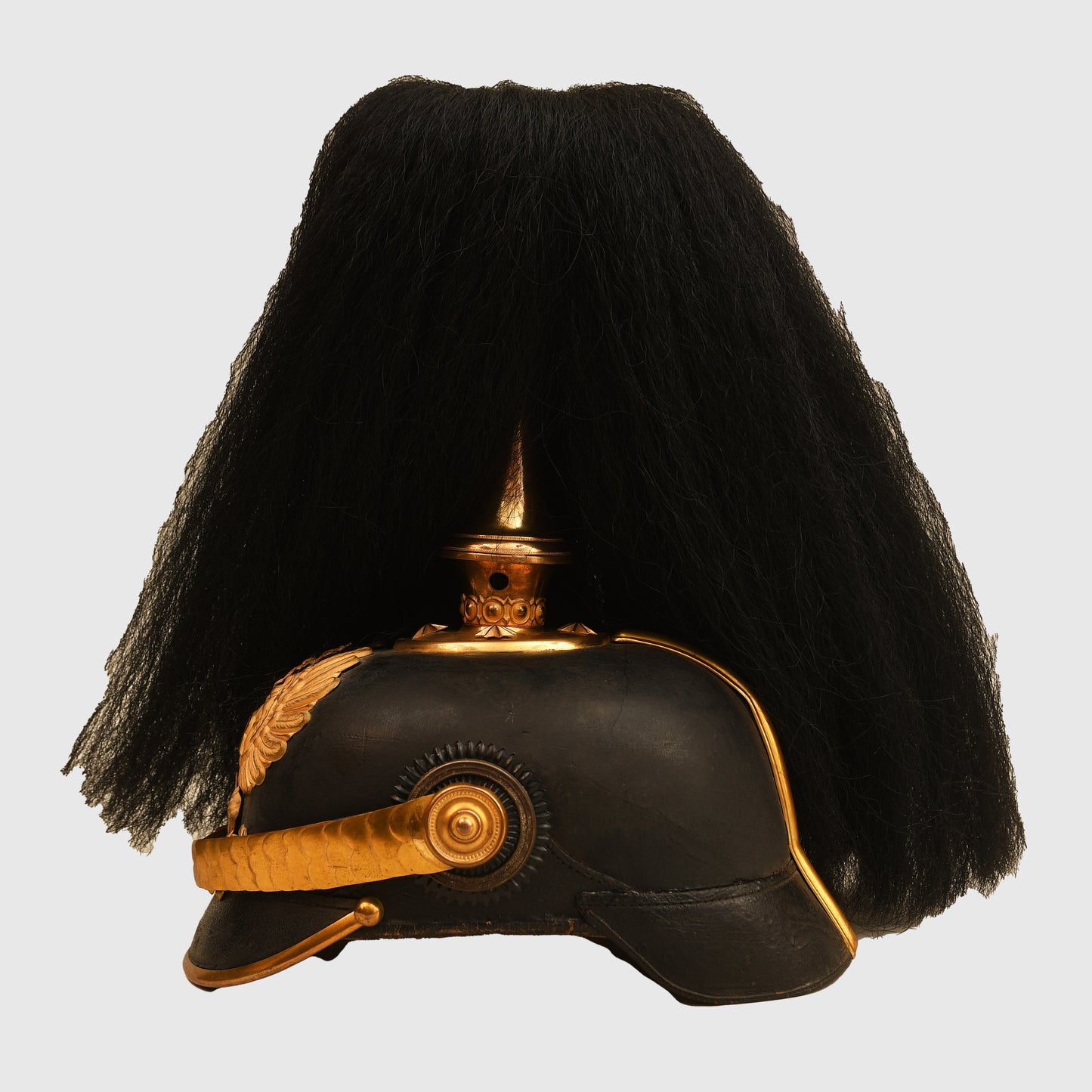 German WWI Prussian Fusilier Regiment No. 80 Officers Parade Helmet