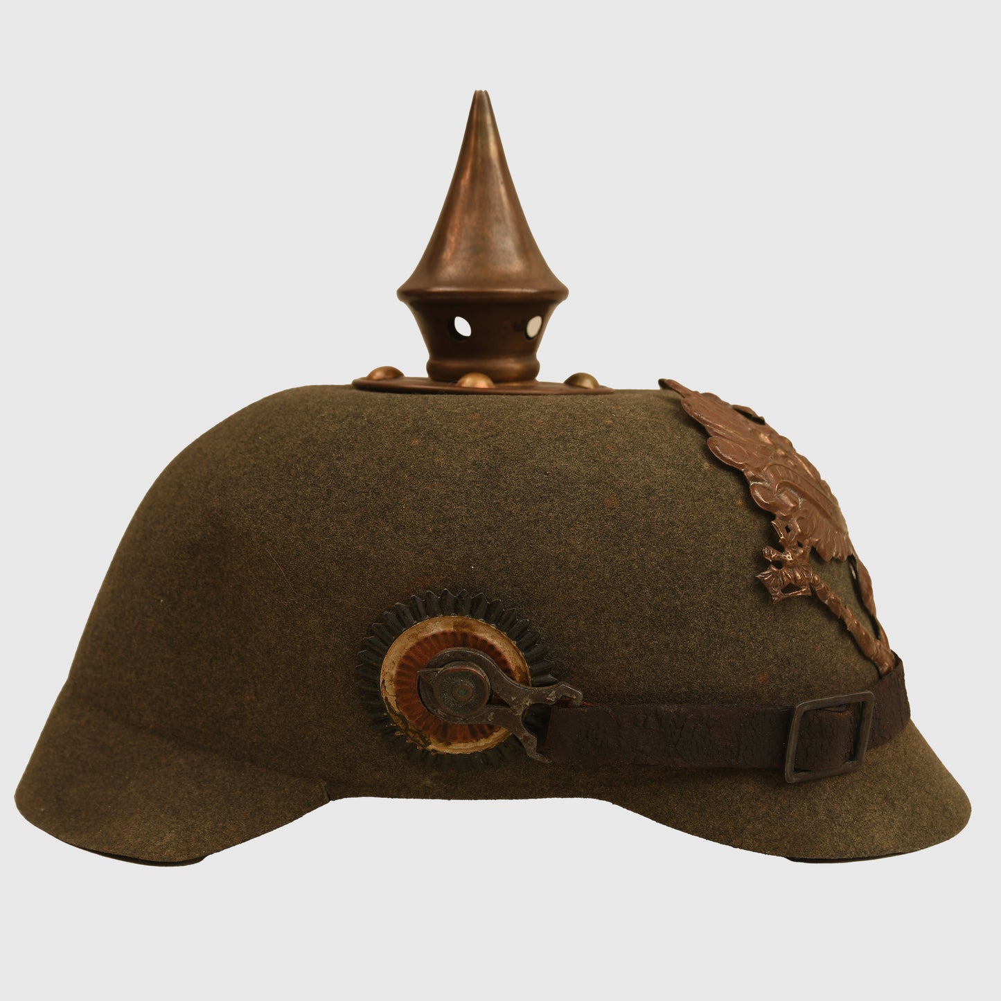 German WWI Felt Picklehaube with Original Cover