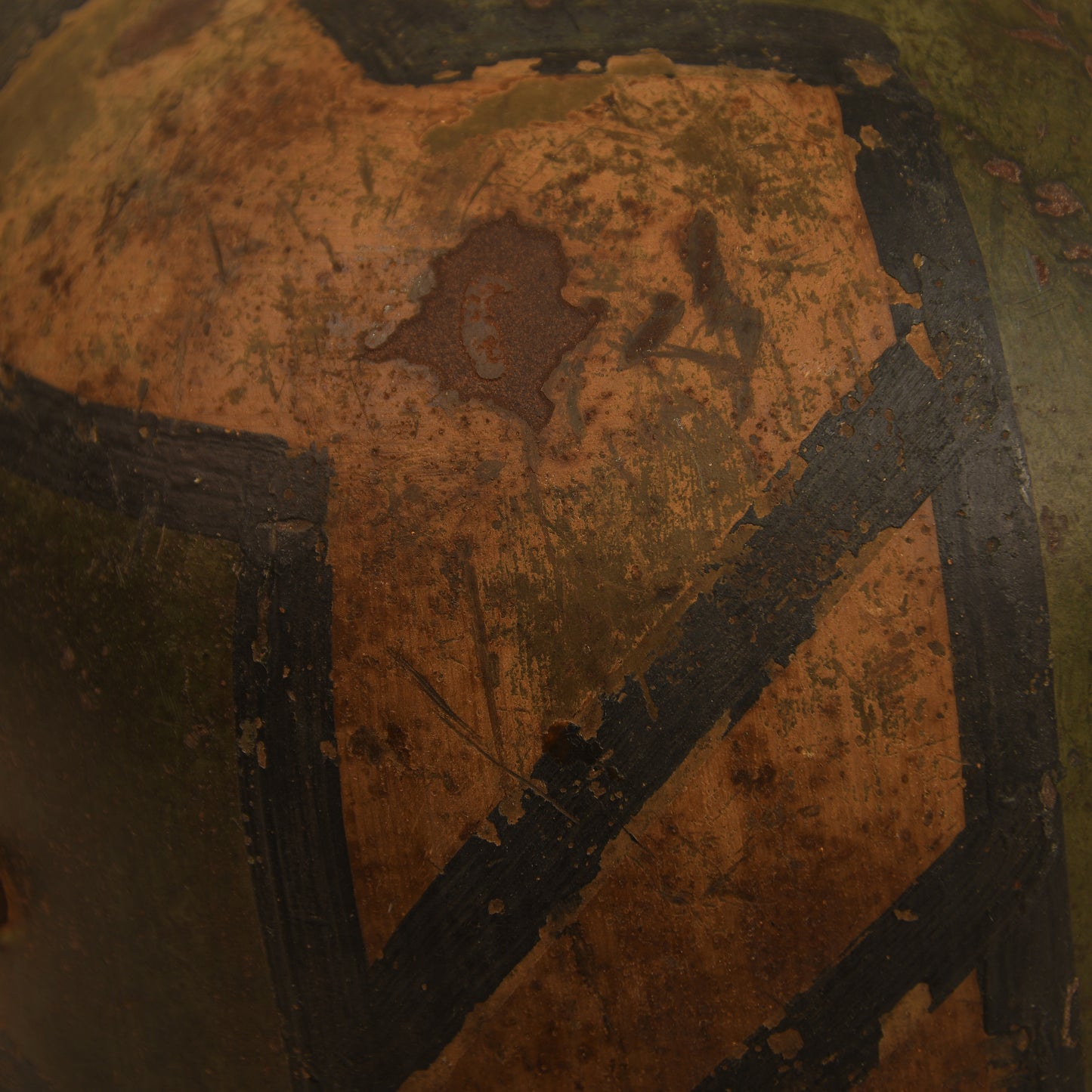 German WWI Zigzag Pattern M.16 Camouflage Helmet