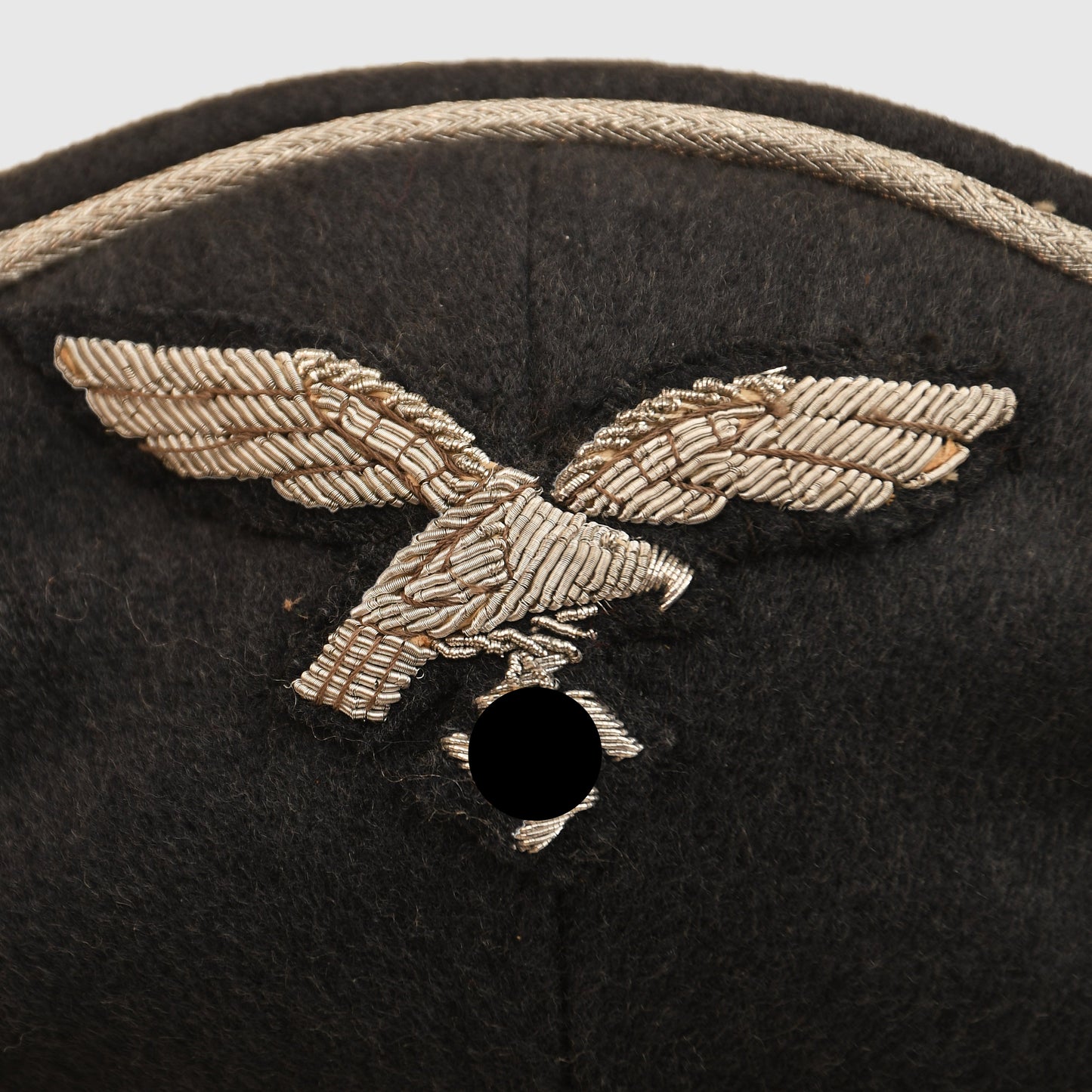 German WWII Luftwaffe Officers Visor Cap