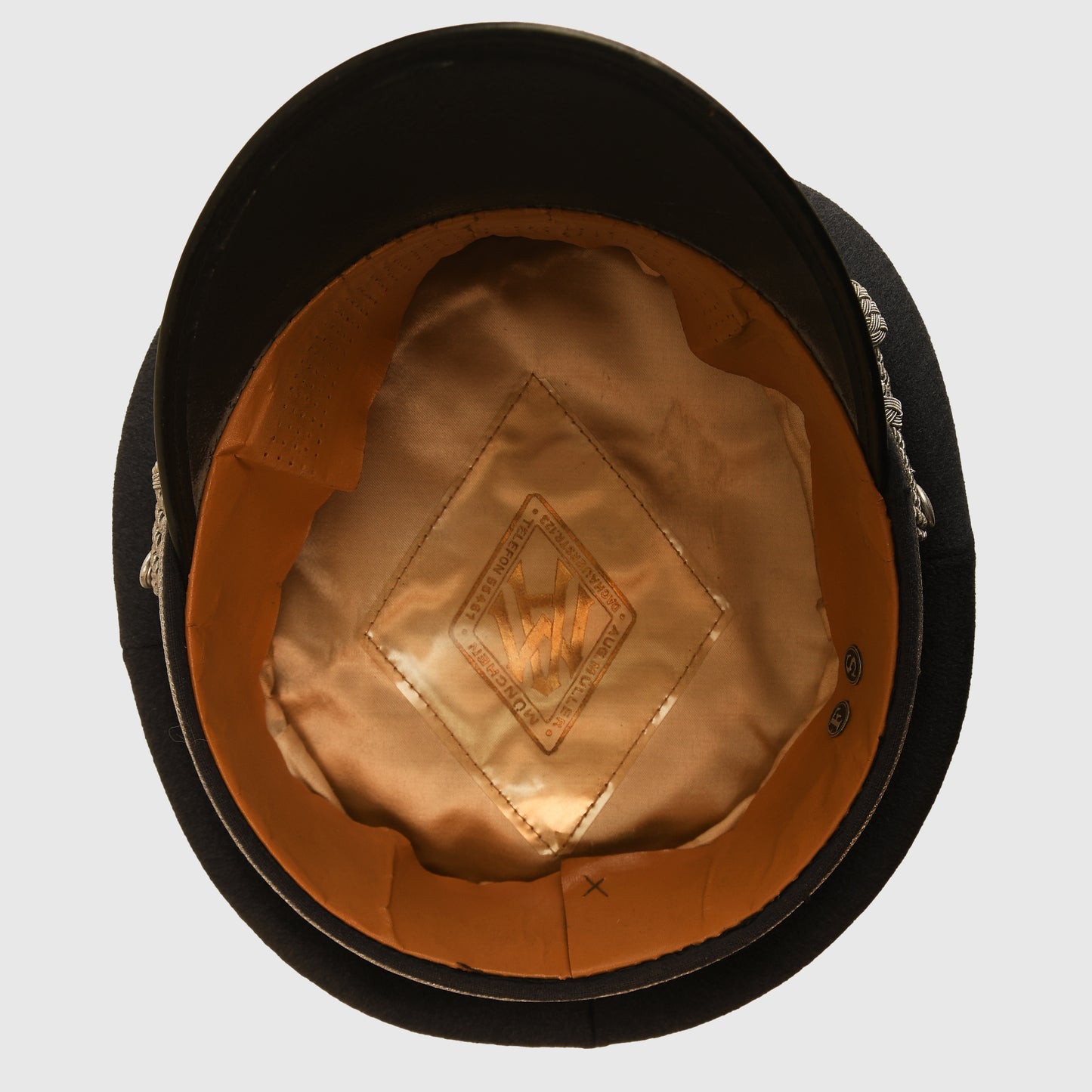 German WWII Luftwaffe Officers Visor Cap