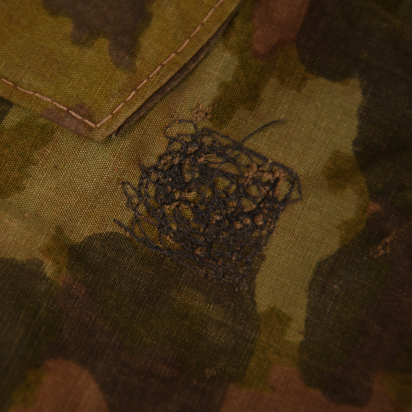 German WWII SS Camouflage Zeltbahn
