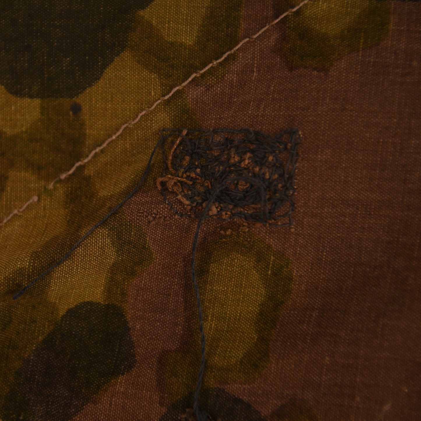 German WWII SS Camouflage Zeltbahn