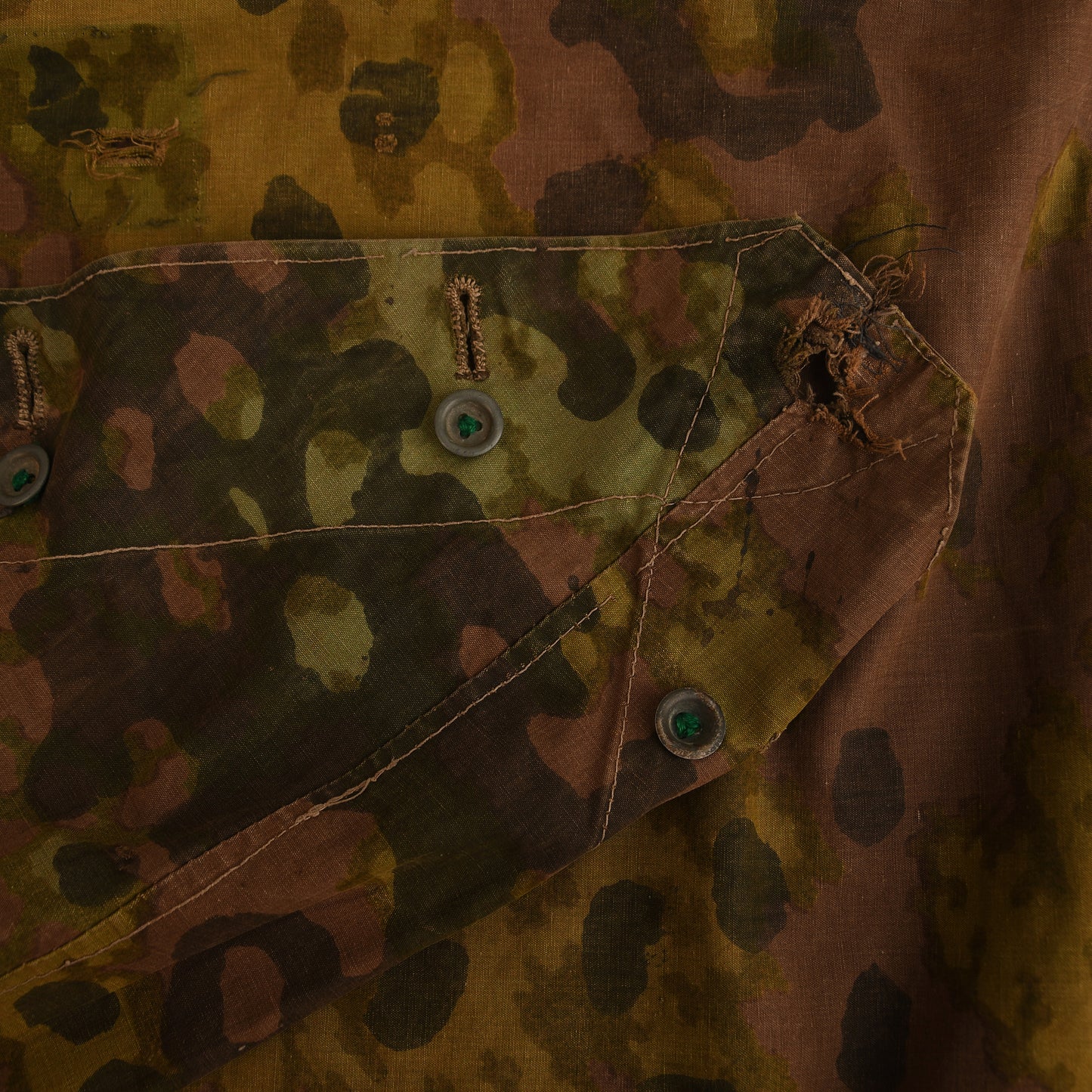 German WWII SS Camouflage Zeltbahn