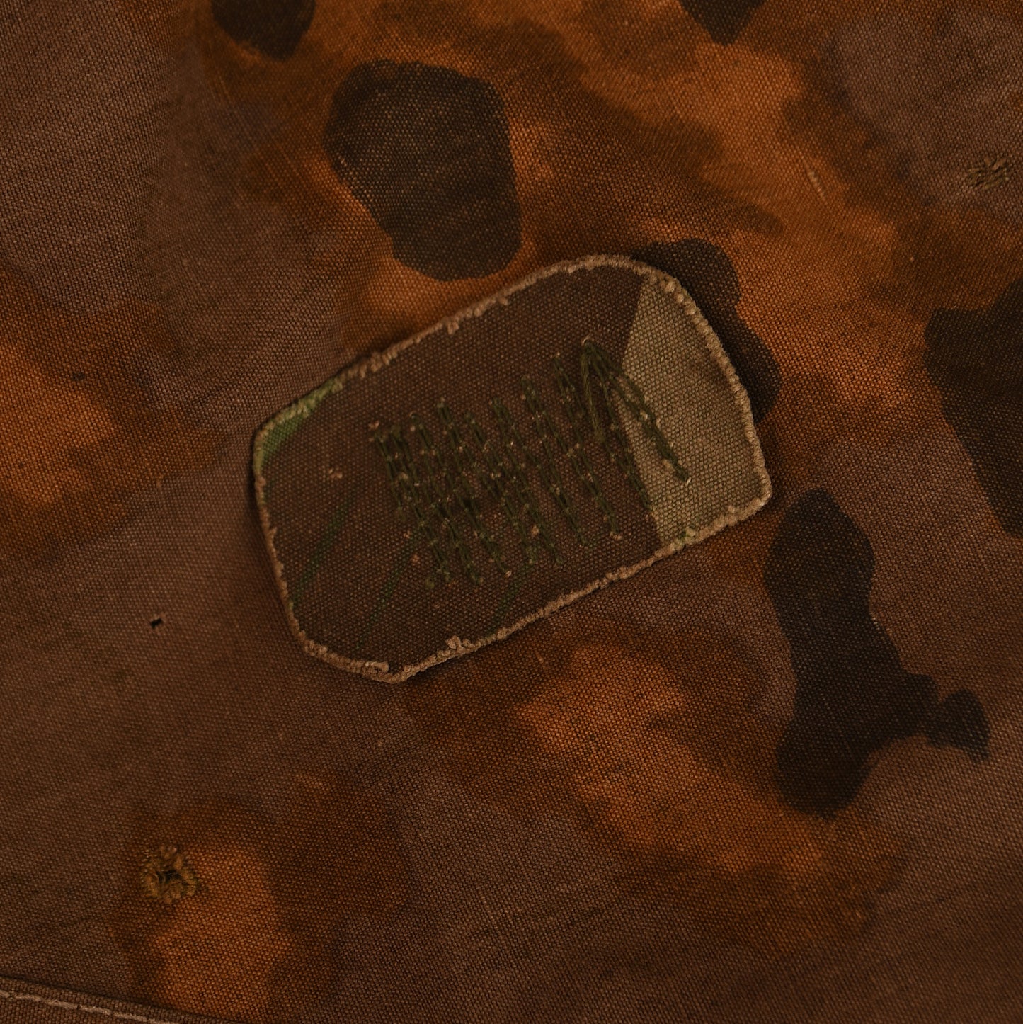 German WWII SS Camouflage Zeltbahn