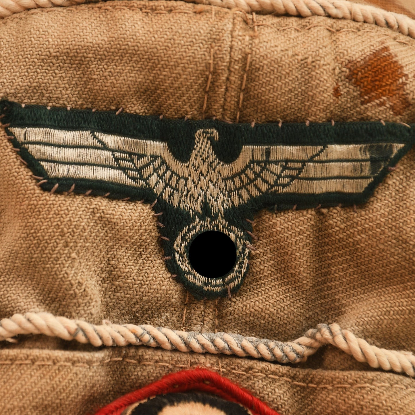 German WWII Afrikakorps Artillery Officers M.41 1st Pattern Field Cap