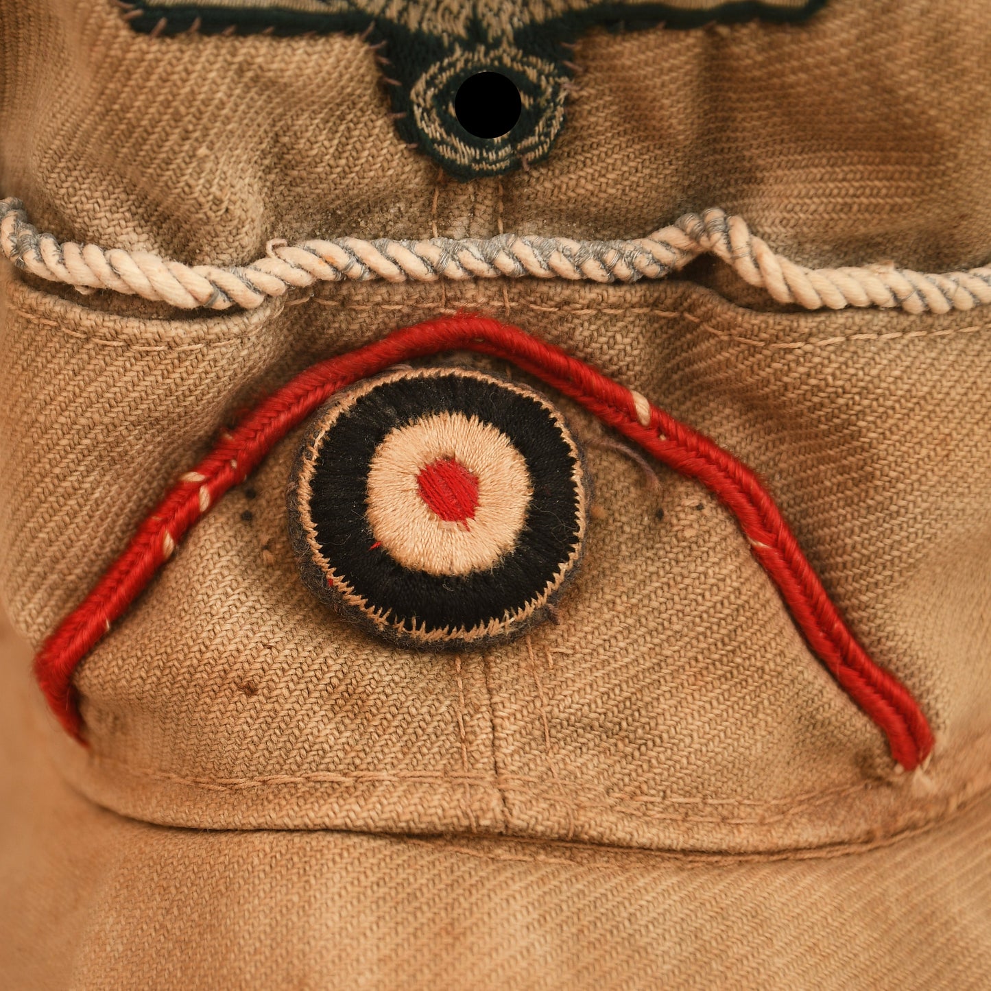 German WWII Afrikakorps Artillery Officers M.41 1st Pattern Field Cap