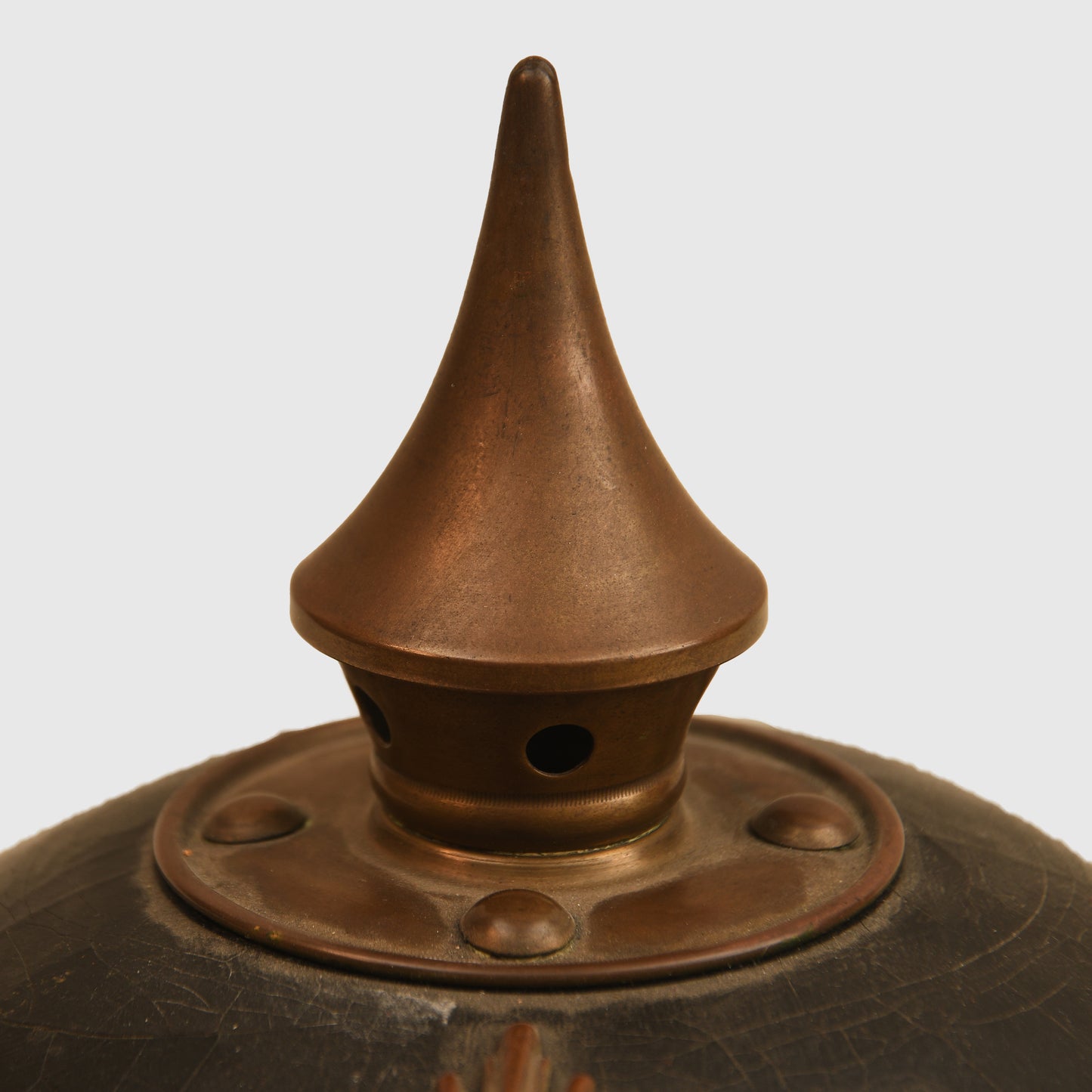 German WWI Saxon Enlisted Mans Pickelhaube