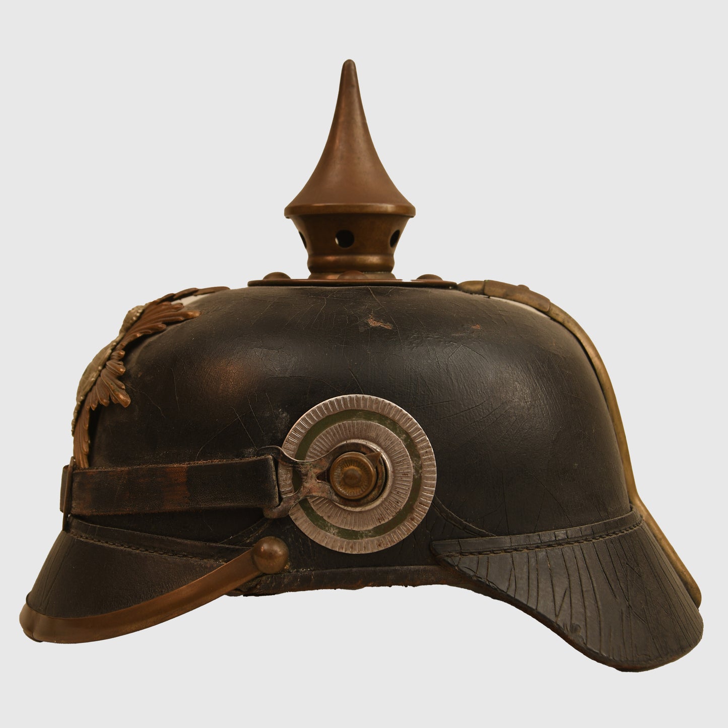 German WWI Saxon Enlisted Mans Pickelhaube